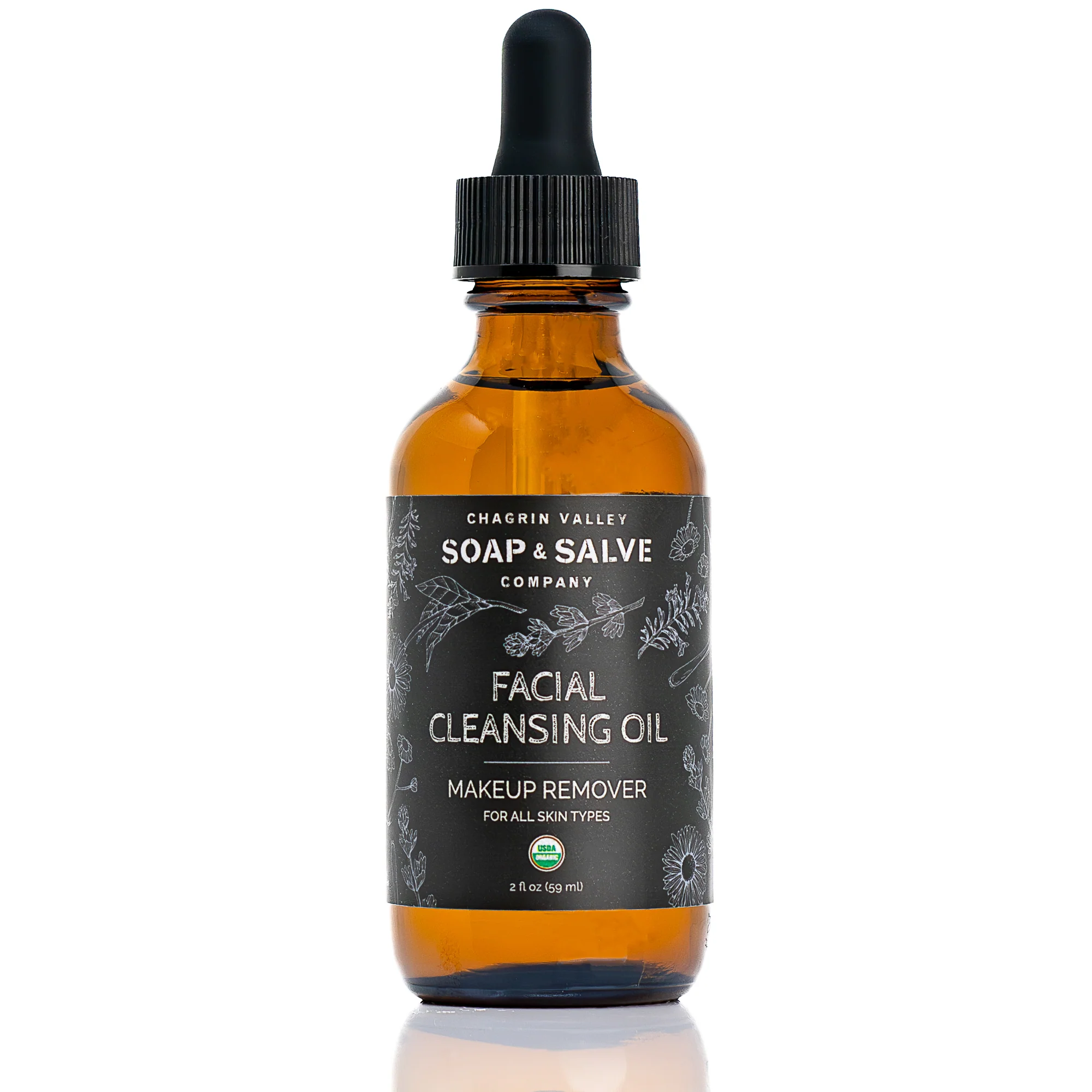 Pure Chagrin Valley Soap Salve Facial Cleansing Oil Makeup Remover First-Class