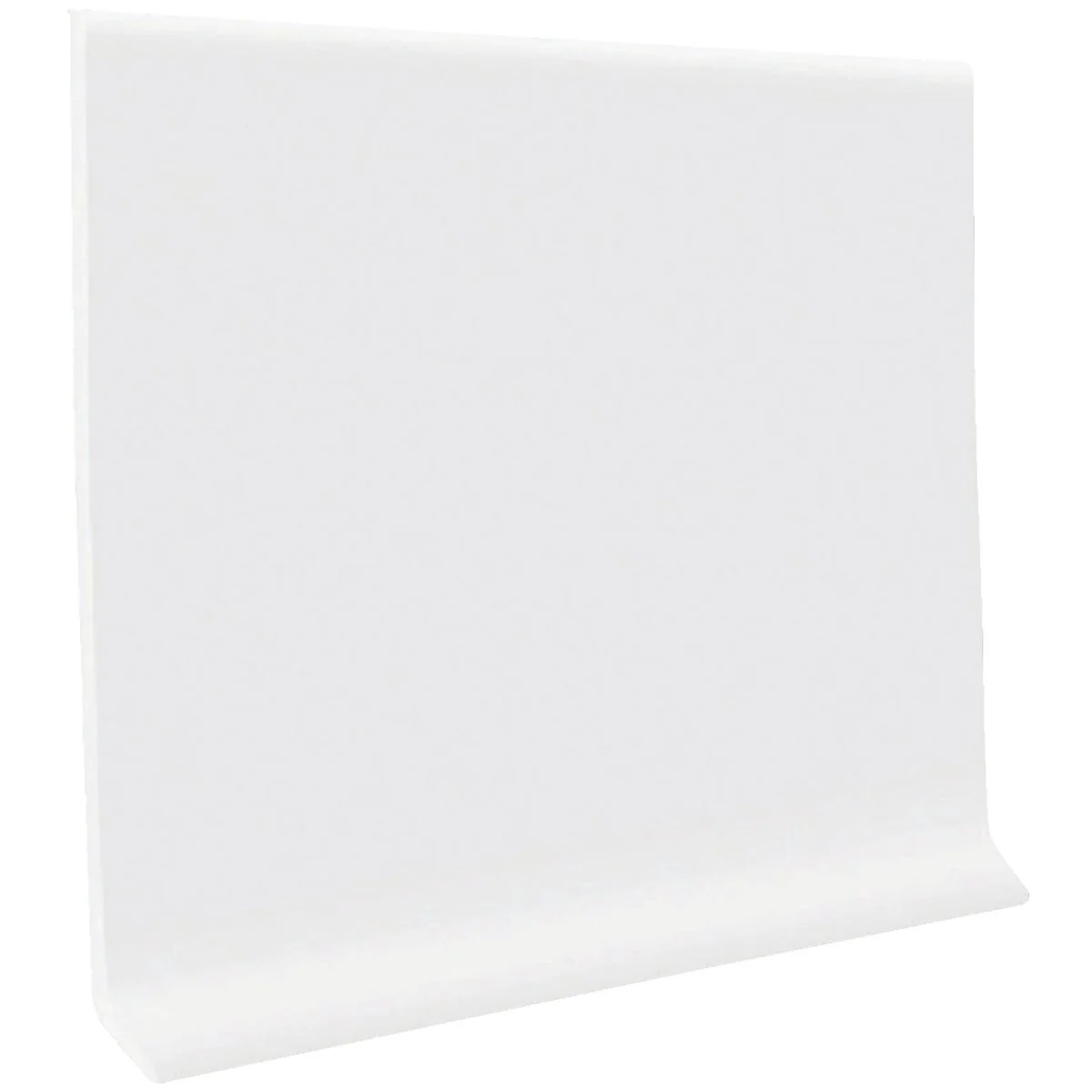 Exceptional Roppe 2-1 2 In. x 4 Ft. Snow White Vinyl Dryback Wall Cove Base Solid
