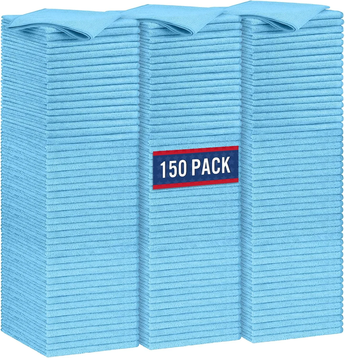 Contemporary GLIMGLINT Microfiber Cleaning Cloth 150 Pack Towels for Cars 14 X12 Inch Premium Material