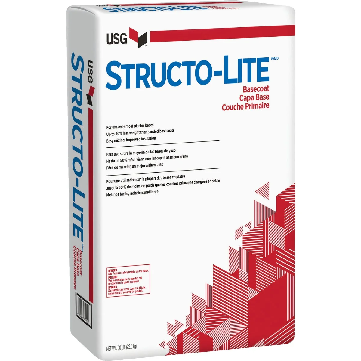 Optimized Structo-Lite 50 Lb. Brown Plaster Versatile