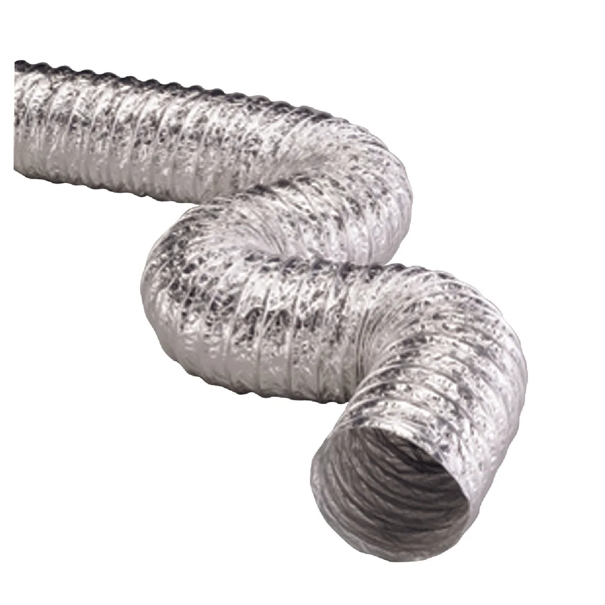Soft Dundas Jafine 4 In. Dia x 50 Ft. L Aluminum Foil Flexible Ducting Detailed