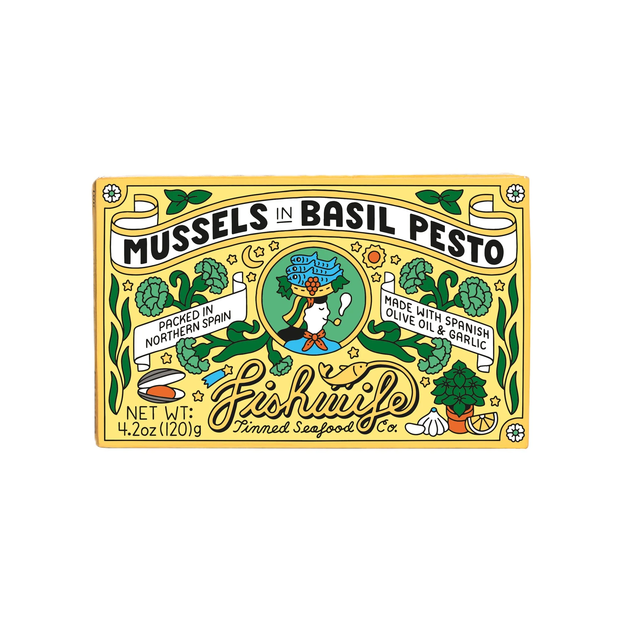 Outstanding Fishwife Mussels in Basil Pesto Secure