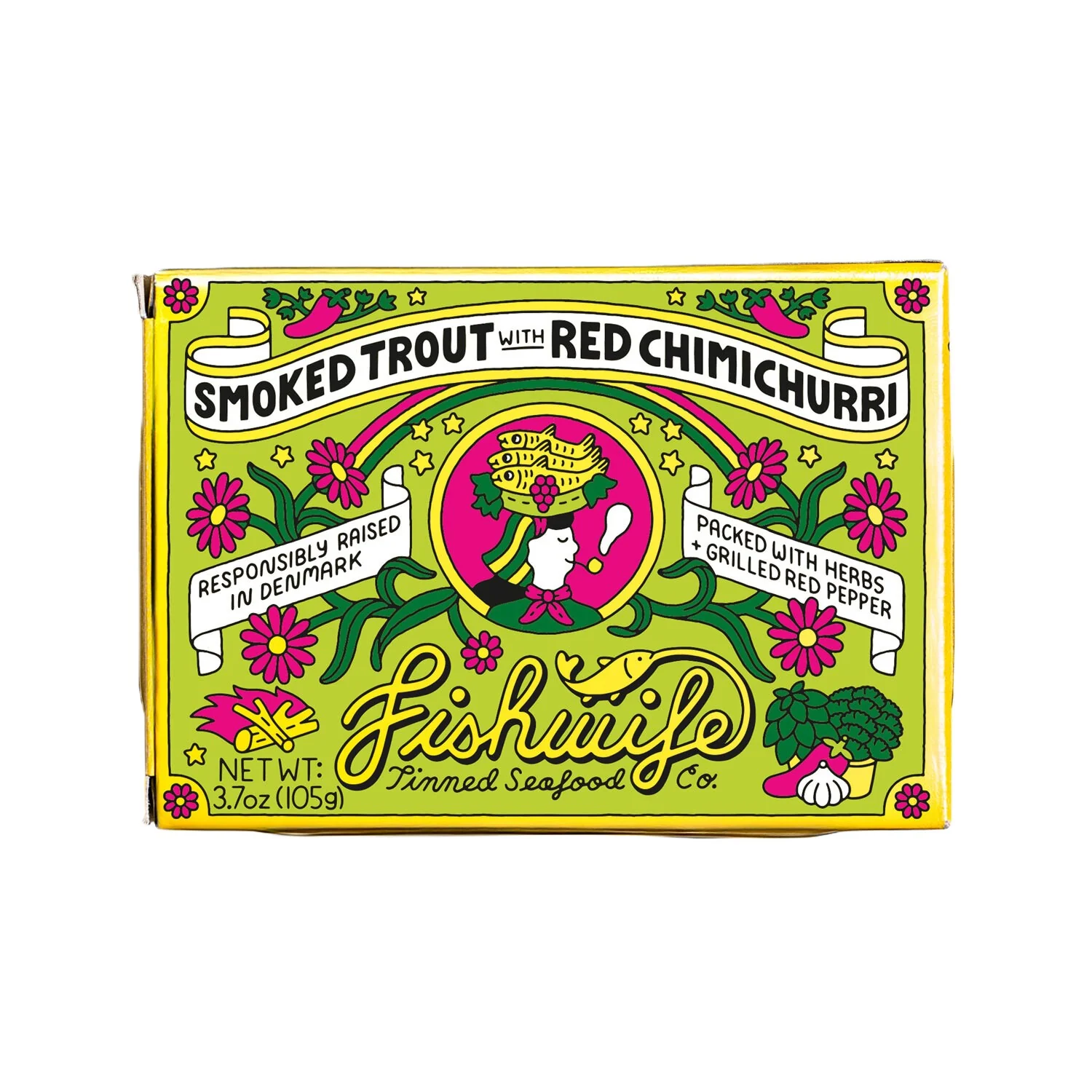 High-Grade Fishwife Smoked Trout with Red Chimichurri Top-Quality