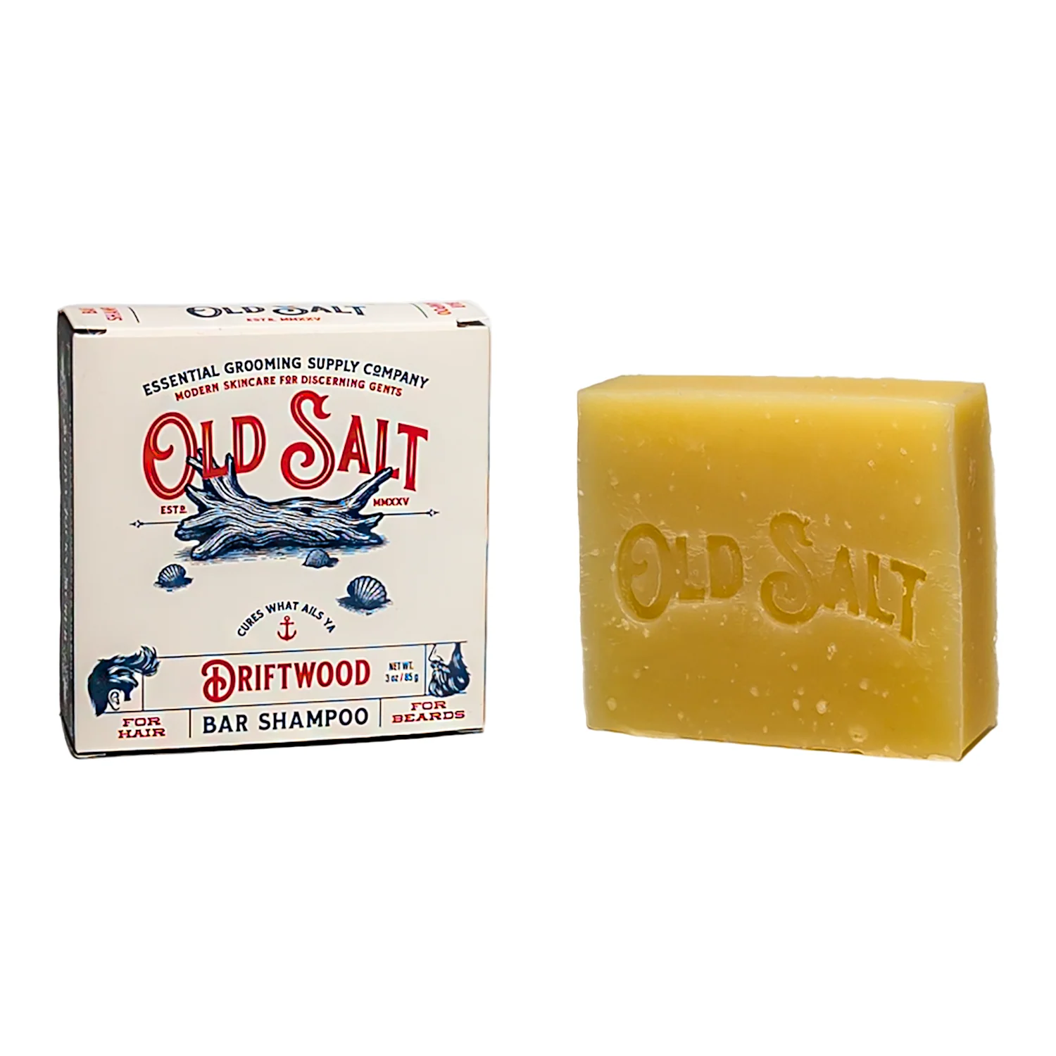 Durable Old Salt Hair Beard Shampoo Artisan