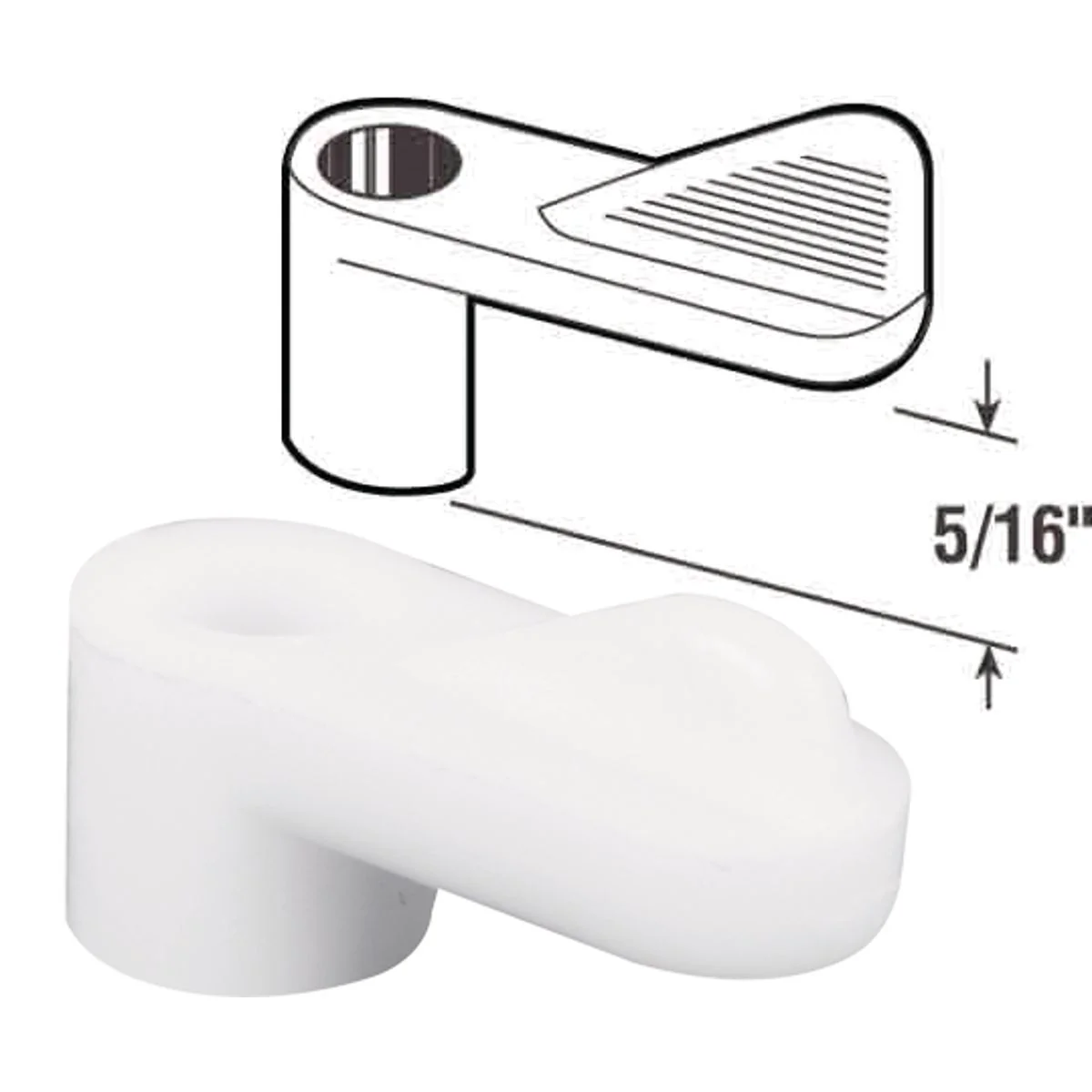 Original Prime-Line 5 16 In. White Swivel Plastic Screen Clips with Screws 12 Count Prestigious