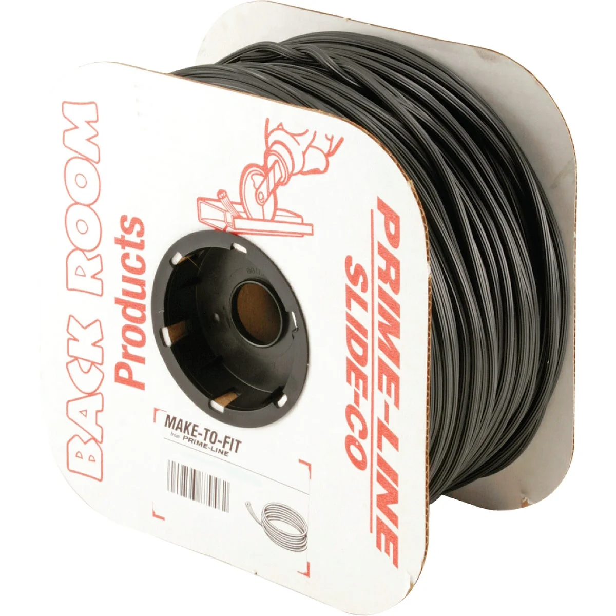 Verified Prime-Line 0.185 In. Dia. x 500 Ft. L. Black Vinyl Screen Retainer Spline Classic