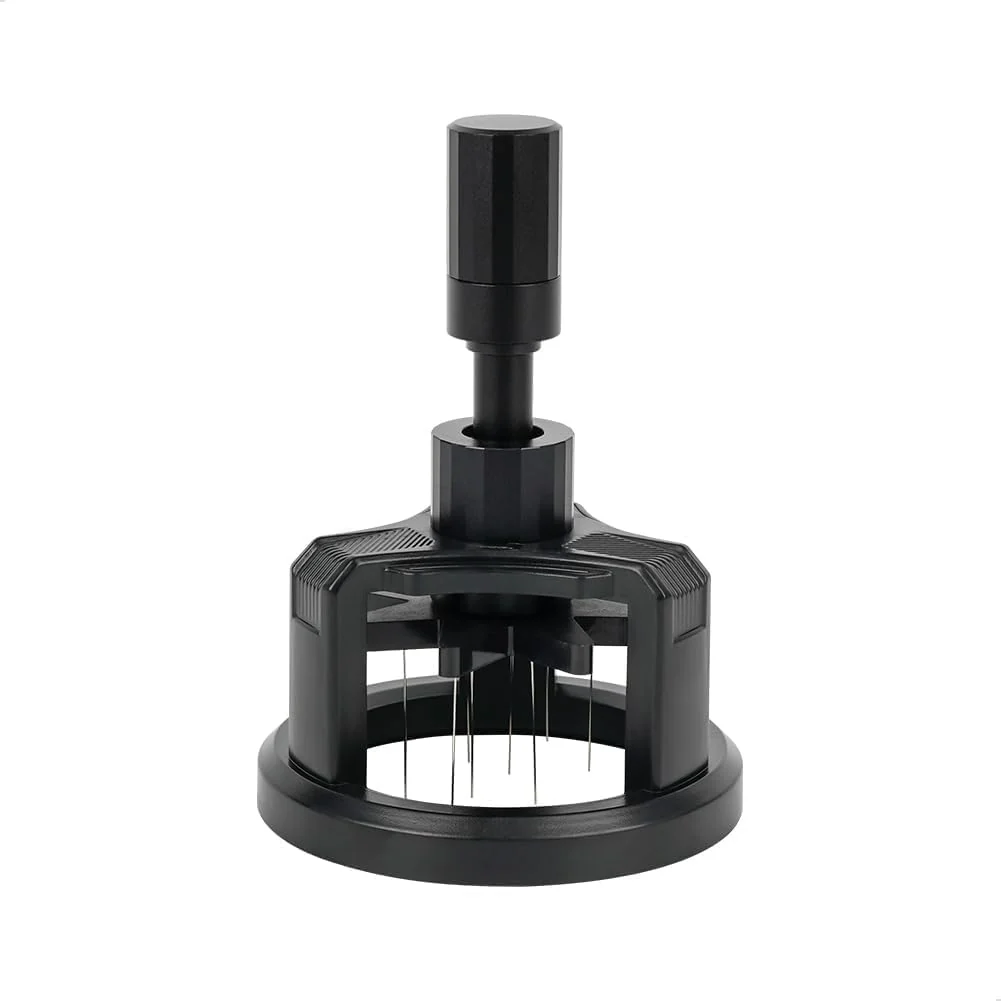 Soft watchget 58MM WDT Tool Espresso Stirrer Distribution Tool Stainless Steel Aluminum Alloy Adjustable Needle Height with Magnetic Base for Barista Elegant