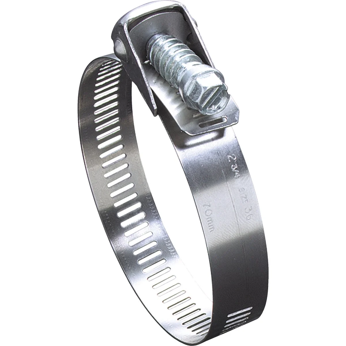 Secure I 4 In. Zinc-Plated Carbon Duct Clamp Fine Crafted