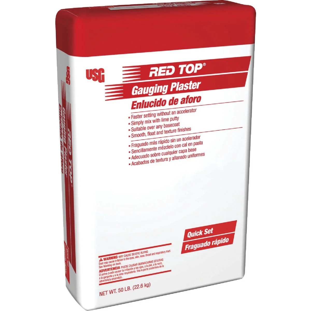 Pure Red Top 50 Lb. Gauging Plaster Relaxed