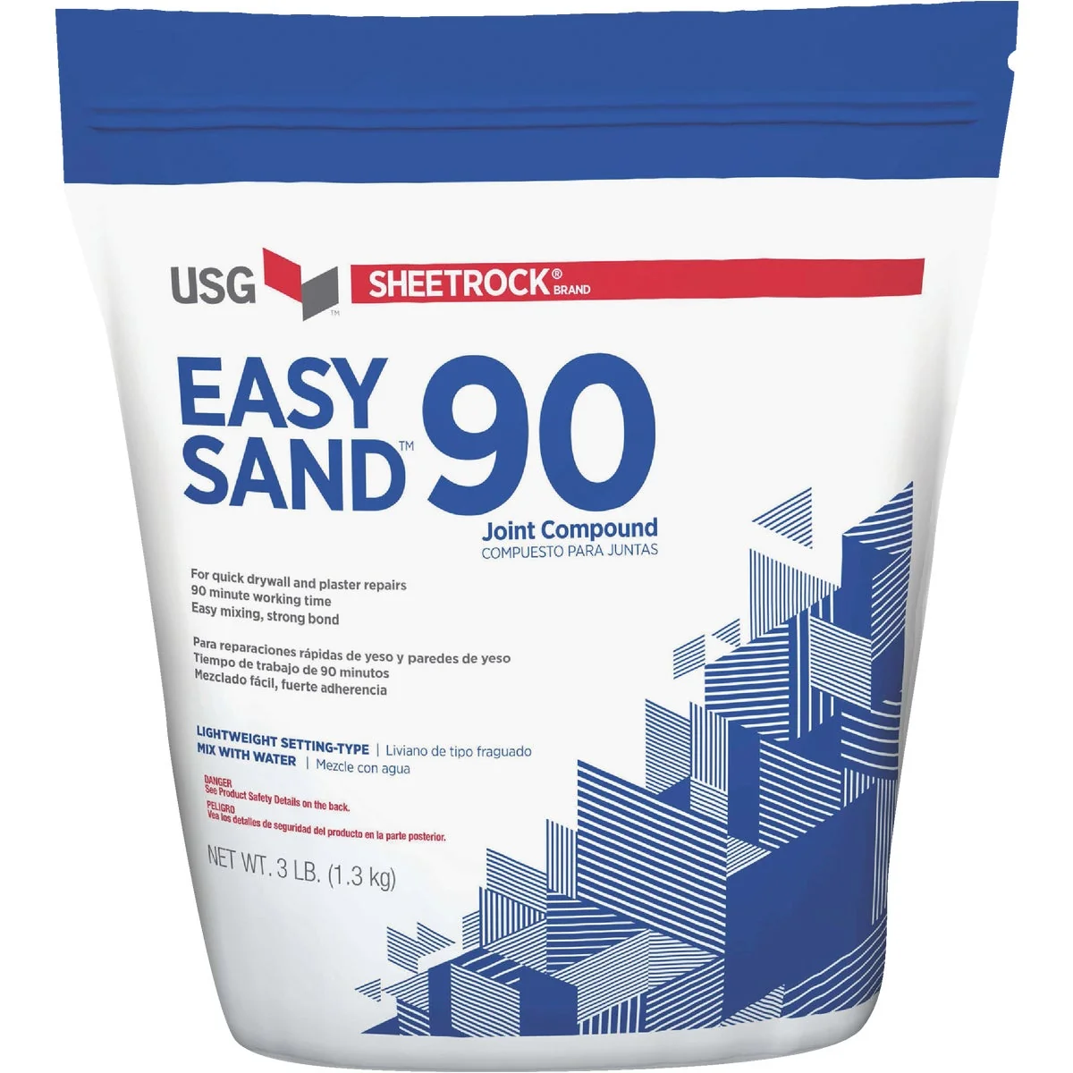 Genuine Sheetrock Easy Sand 90 Lightweight Setting Type 3 Lb. Drywall Joint Compound Unique