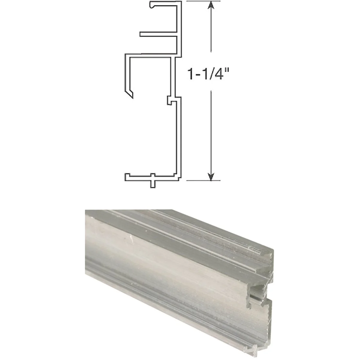 Trendy Prime-Line Make-2-Fit 1-1 4 x 72 Mill Aluminum Triple Track Screen Frame Excellent