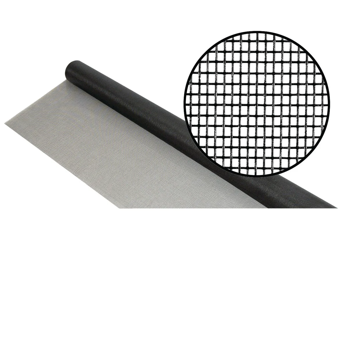 World-Class Phifer 24 In. x 100 Ft. Charcoal Premium Polyester Mesh Screen Cloth High-Grade