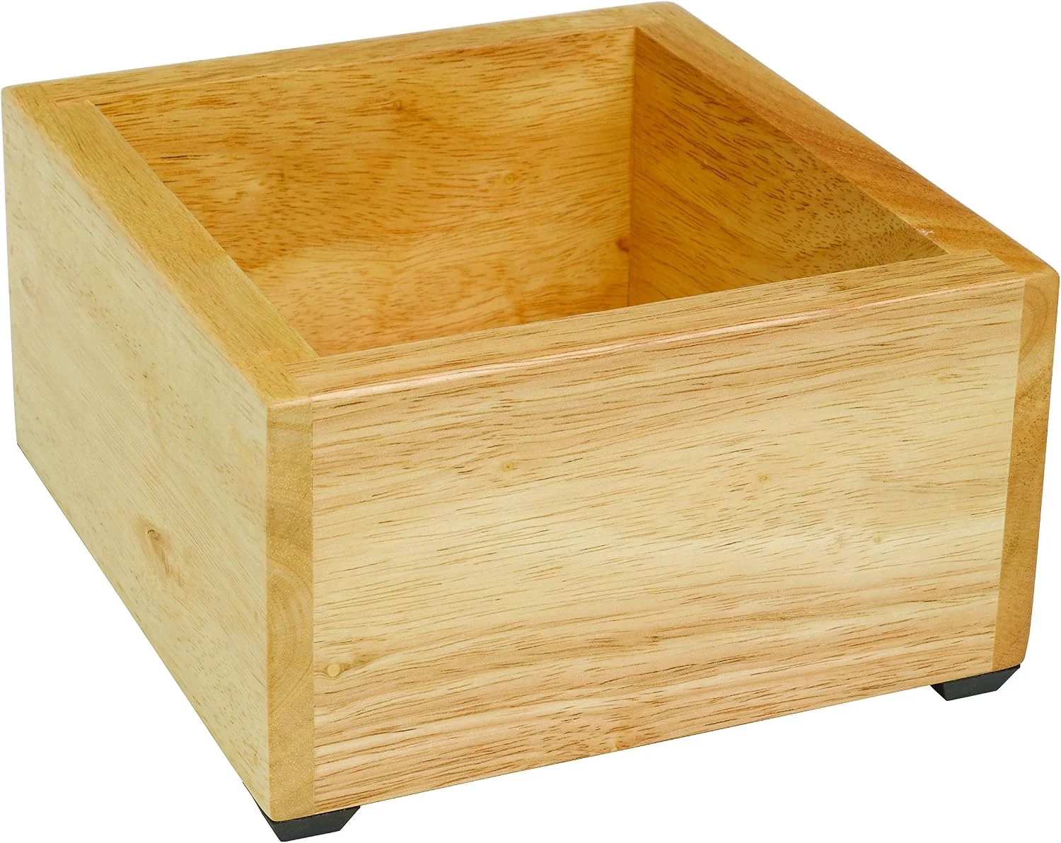 Breathable Rattleware Maple Espresso Knock Box Holder 6x5.5x4in for Home and Cafe High-Grade