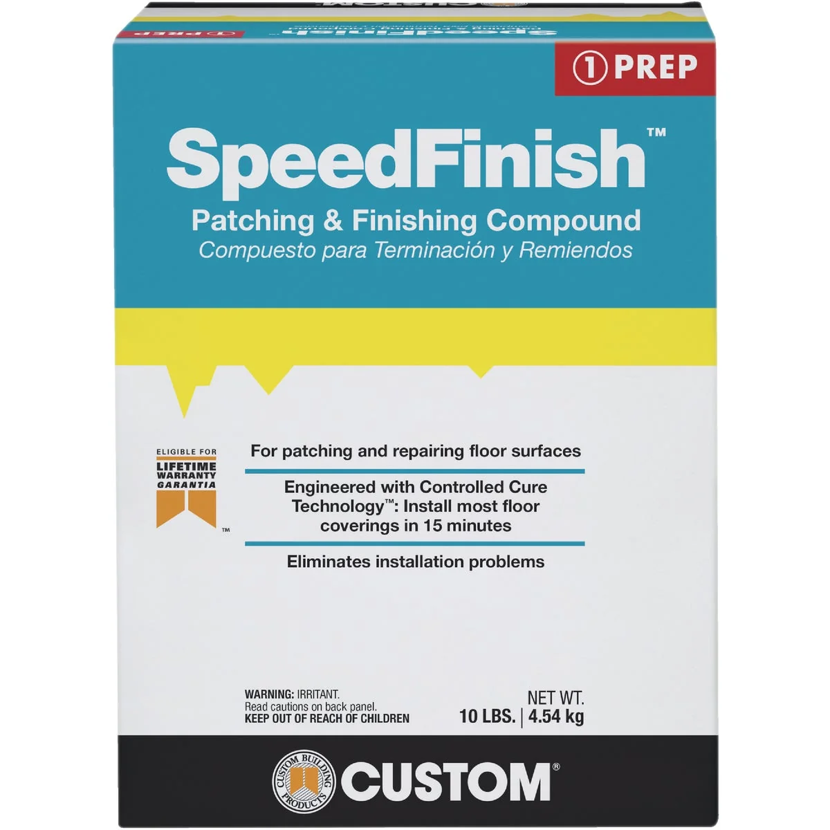 Smart SpeedFinish Patching Finishing Compound Gray To White 10 Lbs. Elite