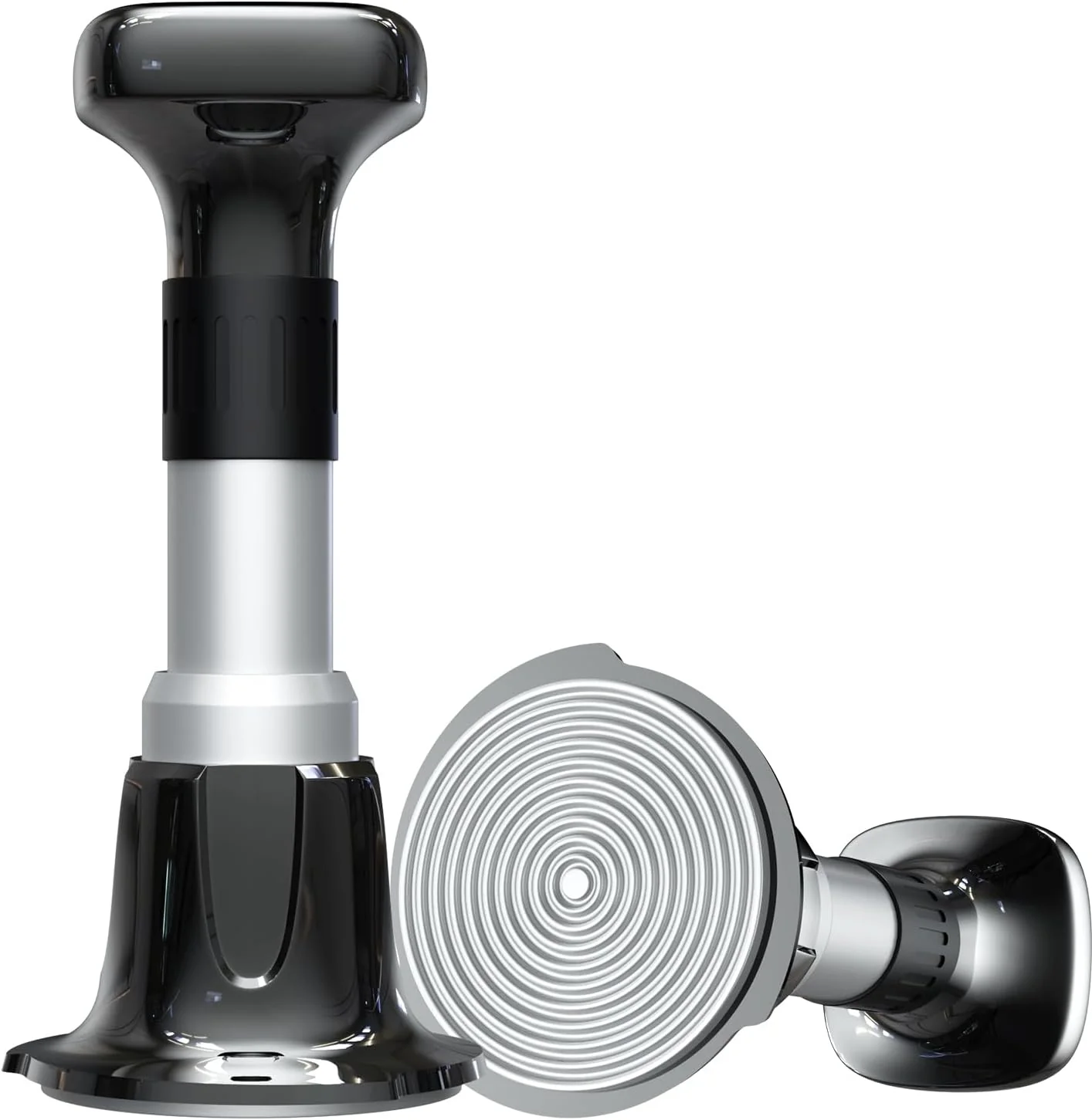 Comfortable Espresso Tamper 51mm Tamper 25lb-40lb with Stainless Steel Base Coffee Tamper with with Sound Feedback Healthy