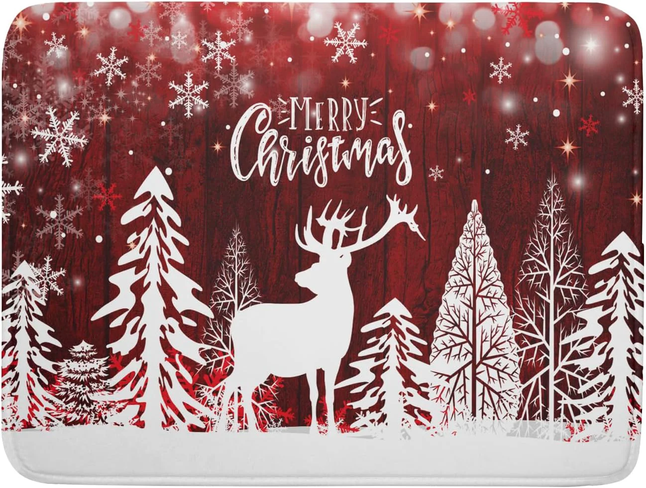 Consistent Christmas Dish Drying Mats for Kitchen Counter 16x18 Inch Merry Christmas Happy New Year Snowflake Microfiber Drying Mat Kitchen Accessories Fast Dry Fashionable