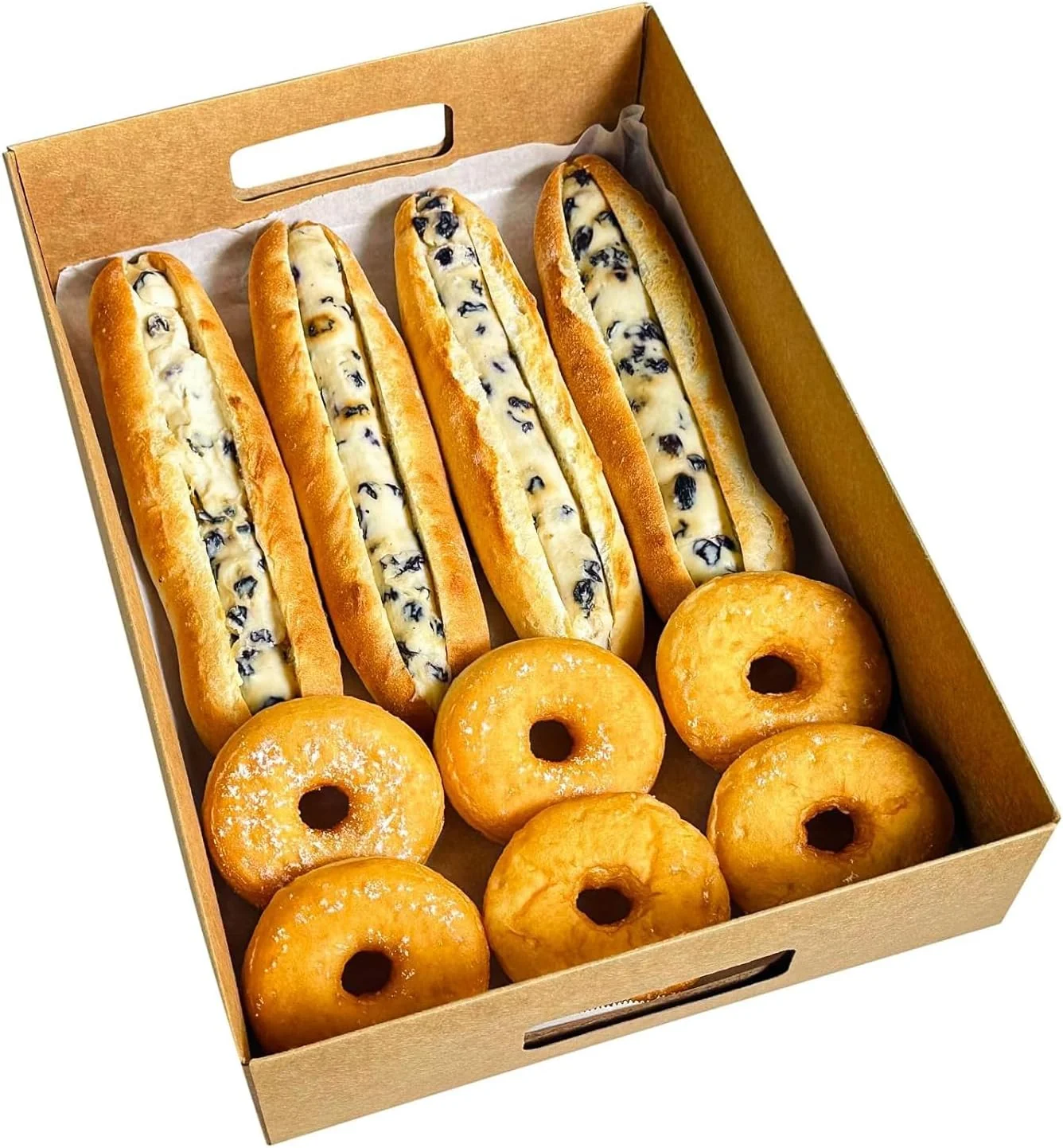 Flexible 12-Pack 13 X 9 X 3 Brown Blyss Cookie Crate Sturdy Cookie Serving Tray Great for Party Platters Eco-Friendly