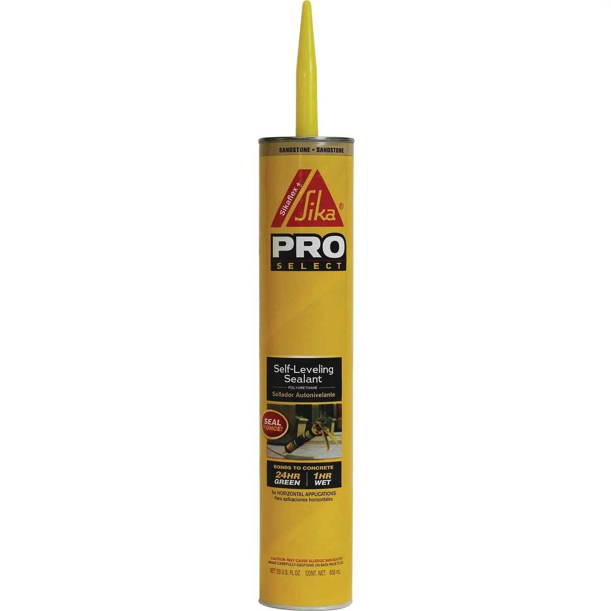 Detailed Sikaflex Self-Leveling Sealant 29 Oz. Sandstone Concrete Sealant Green