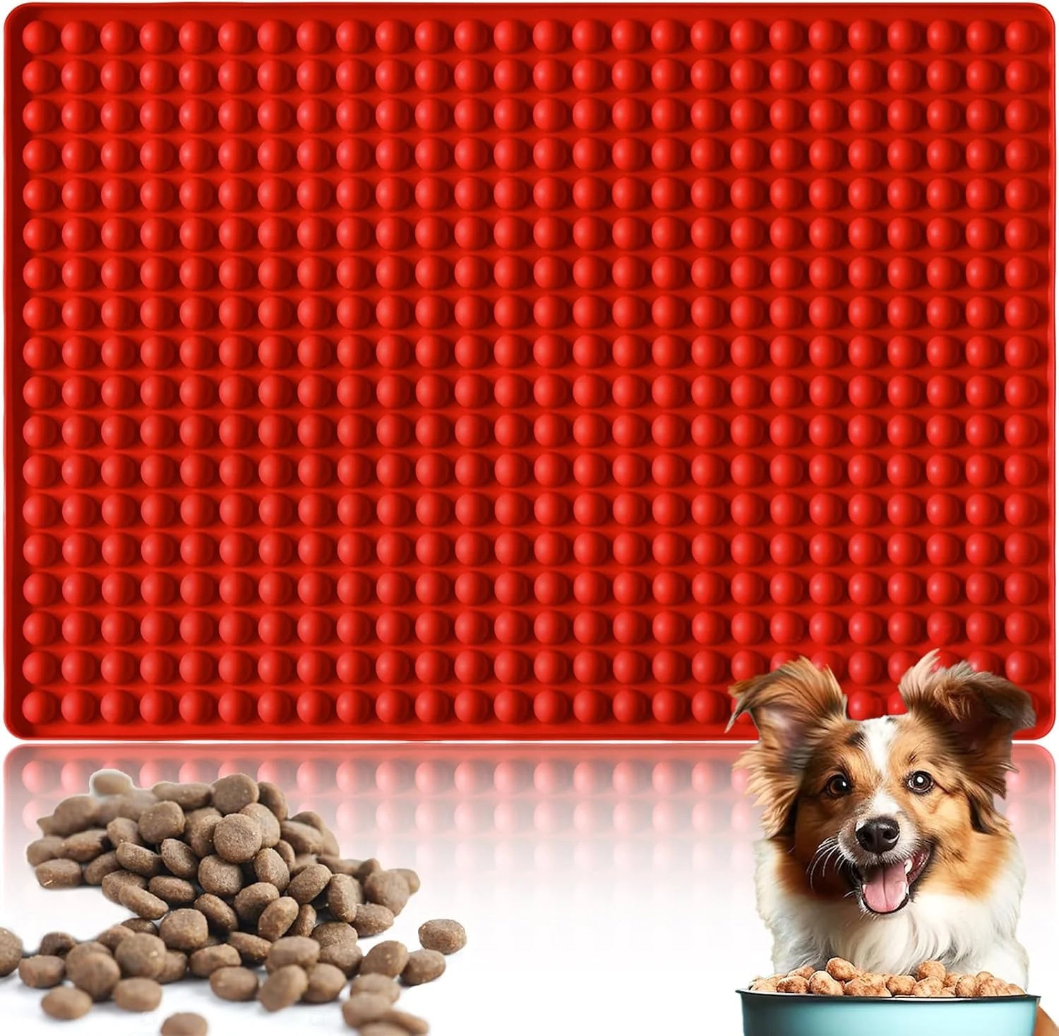 Elite Hknmtt Silicone Mini Round Shape Molds 468 Cavities Tiny Semi Sphere Baking Sheet Dog Treats Molds Candy zer Oven Safe Homemade Dog Treats Kit High-End