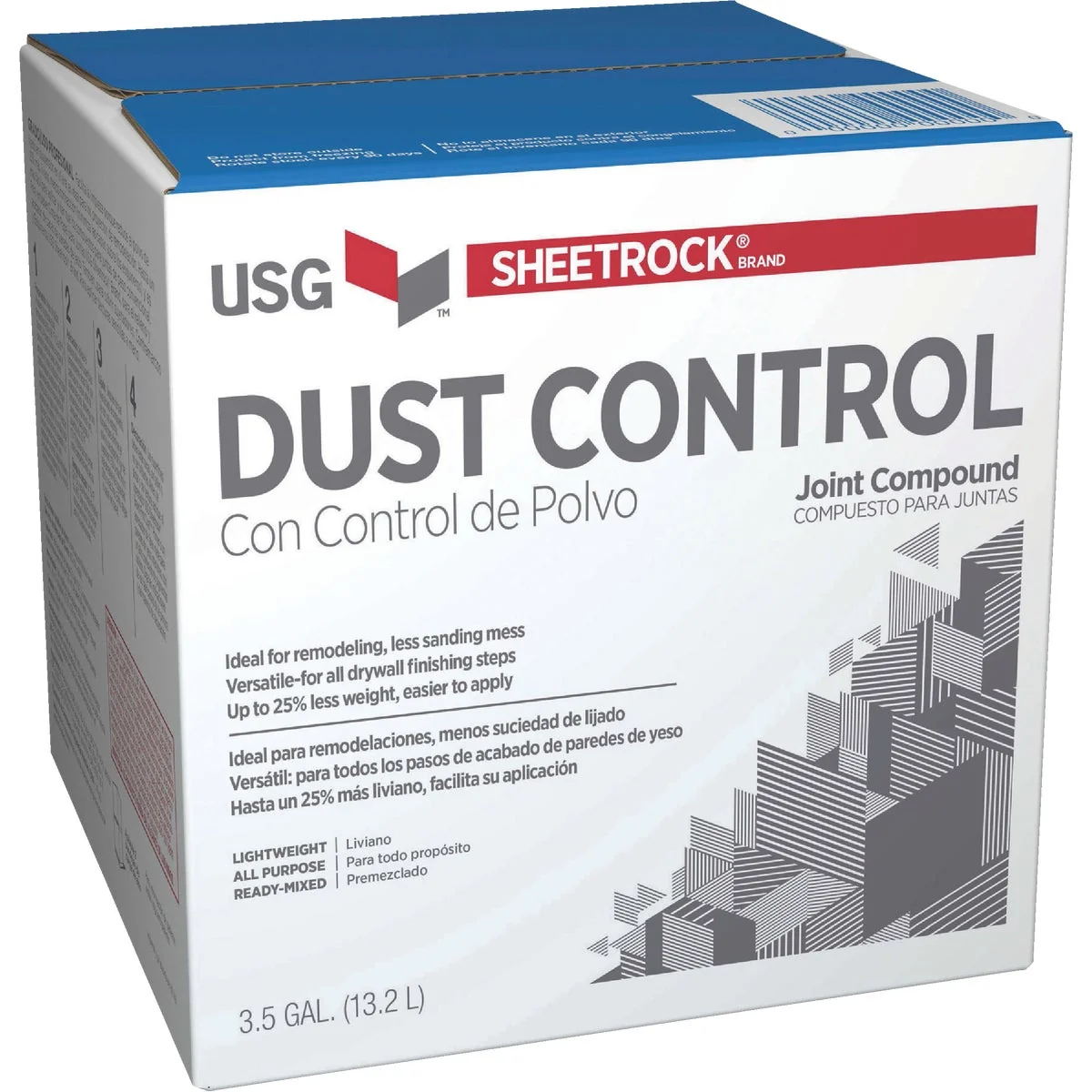 Contemporary Sheetrock 3.5 Gal. Box Pre-Mixed Lightweight All-Purpose Dust Control Drywall Joint Compound Classic