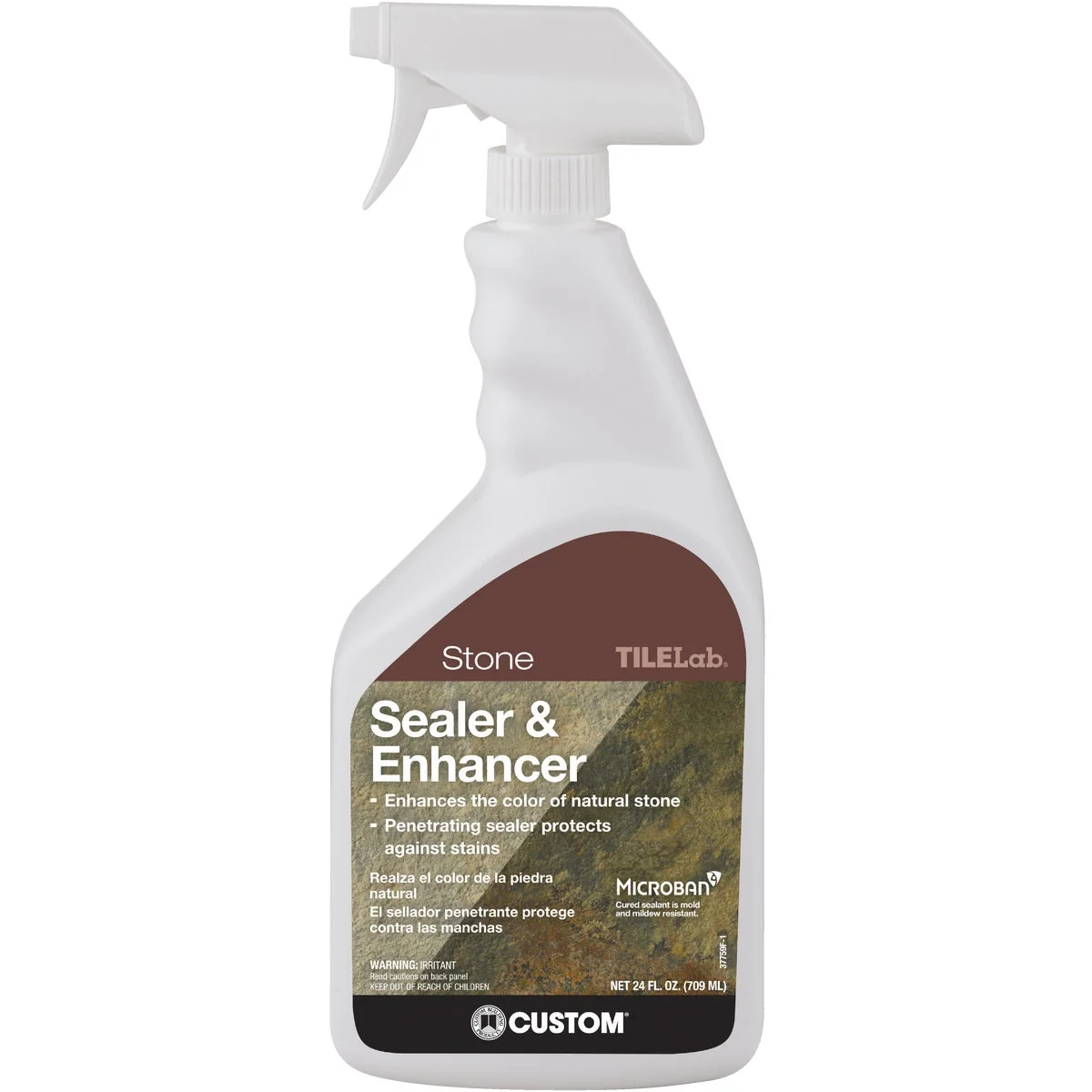 Premium Material Custom Building Products TILELab 24 Oz. Stone Tile Sealer Enhancer Soft