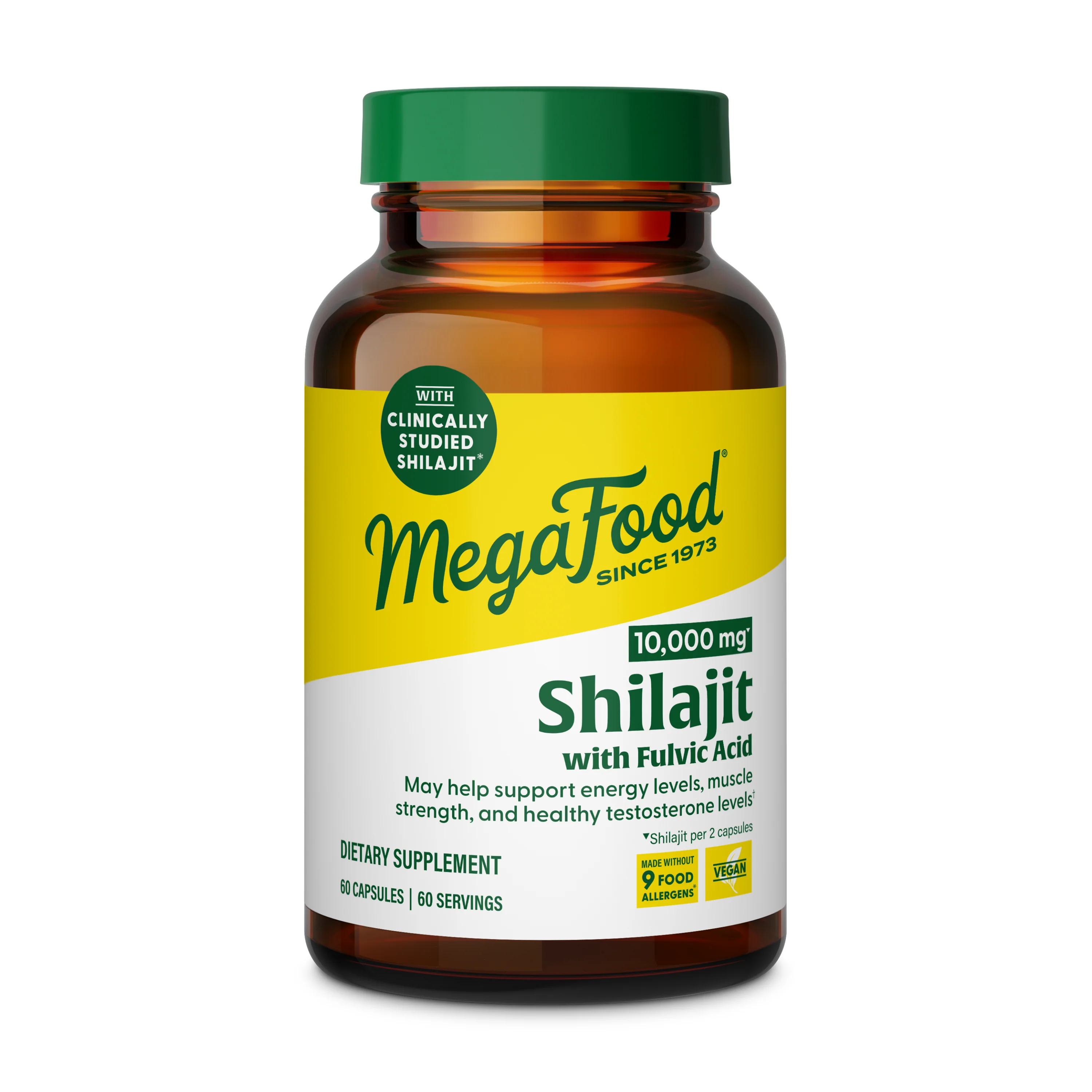Reusable MegaFood Shilajit with Fulvic Acid Capsules Trusted