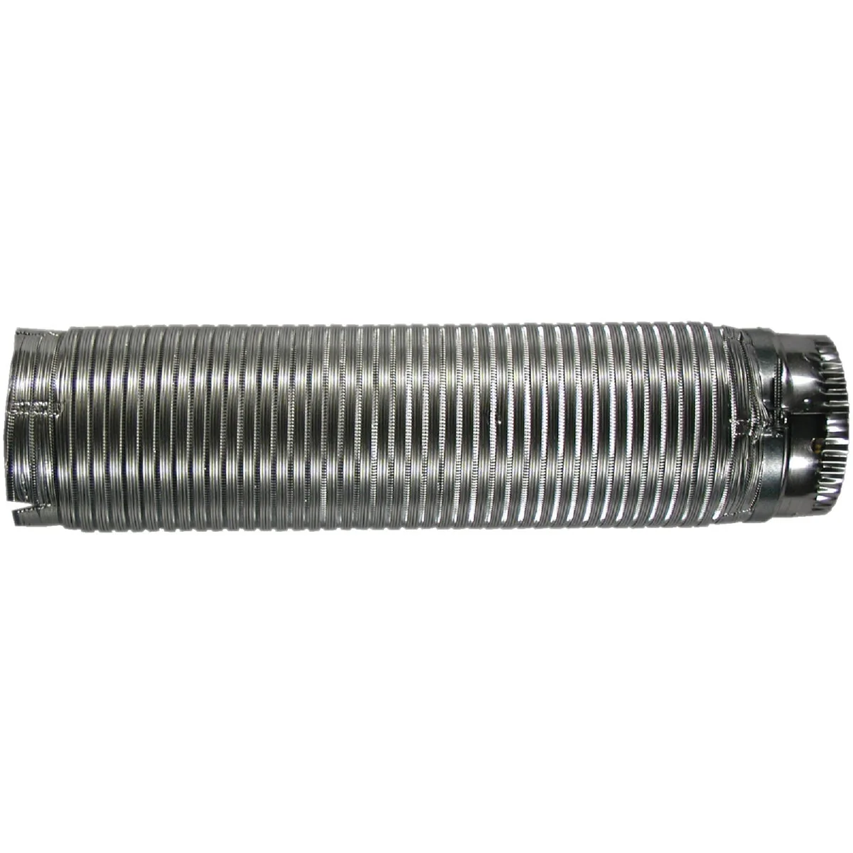 Official Builders E-Z-Fasten 4 In. x 5 Ft. Aluminum Semi-Rigid Dryer Duct Long-Lasting