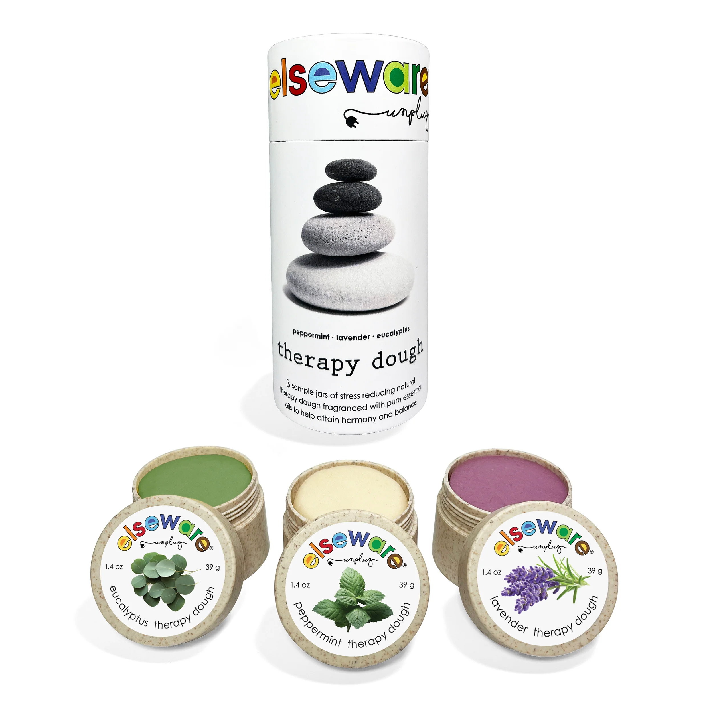 Pure Elseware Unplug Therapy Dough Sampler with Aromatherapy Safe