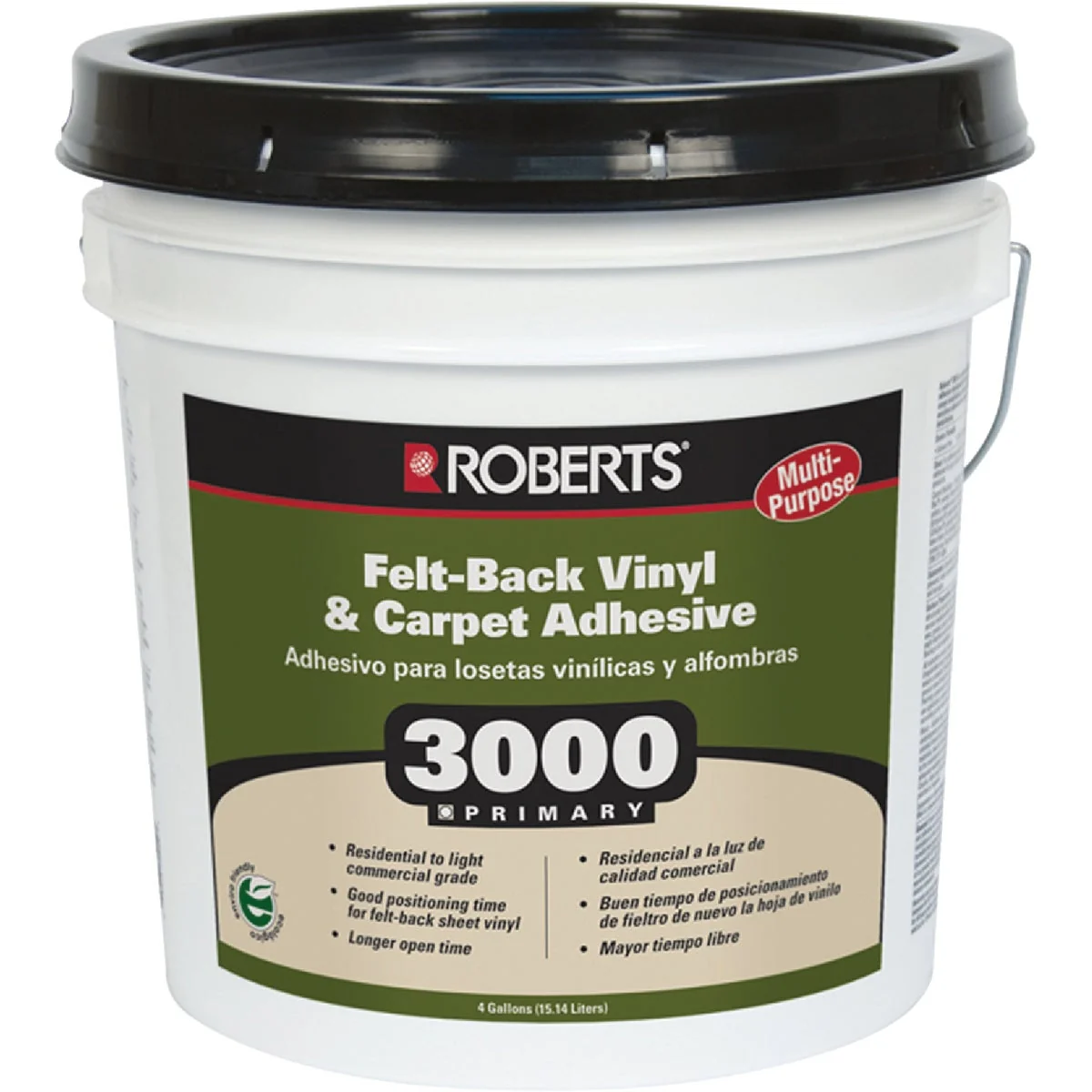 Luxury Roberts Multi-Purpose Floor Adhesive 4 Gal. Durable