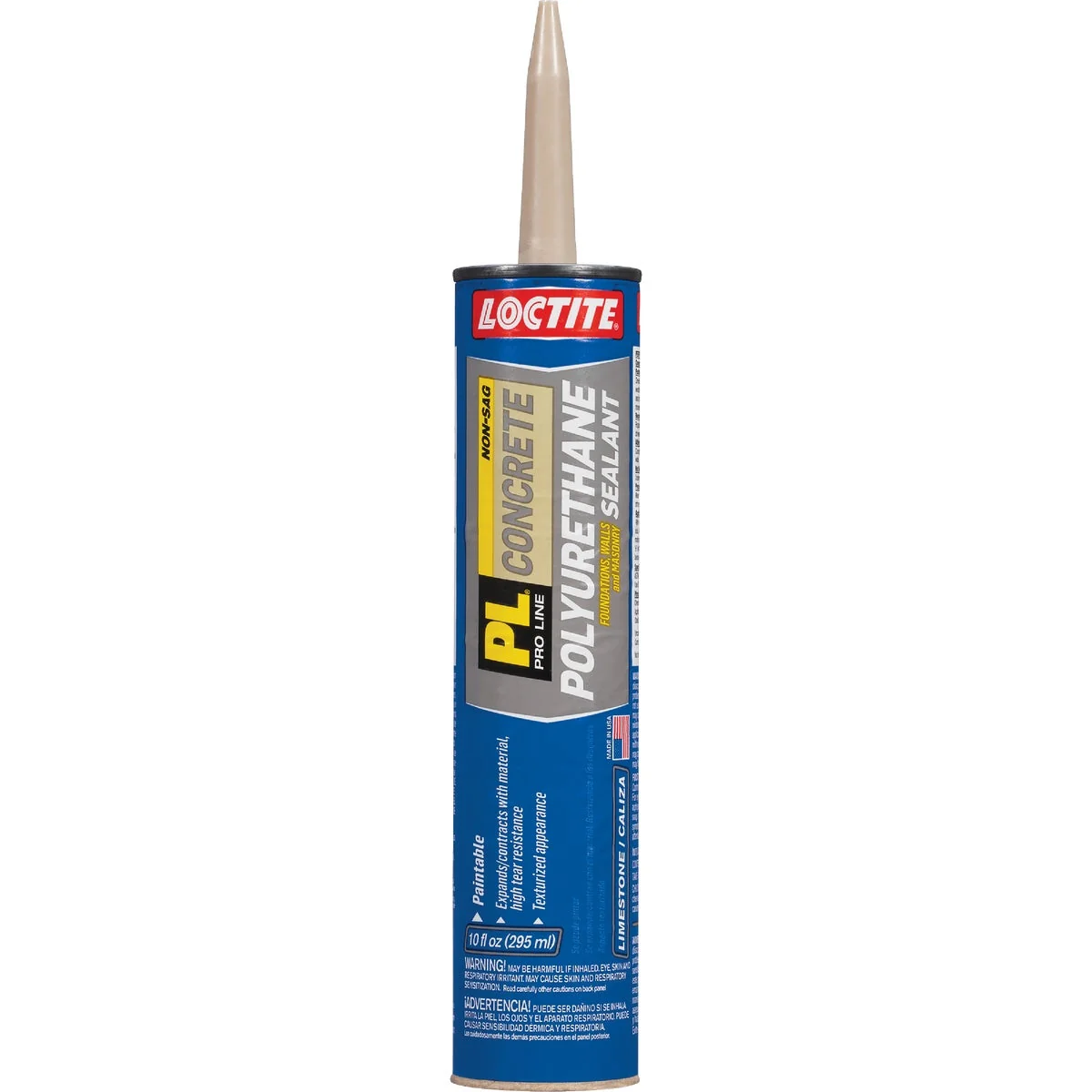 Secure Loctite Pl 10.2 Oz Limestone Gray Concrete Sealant Healthy