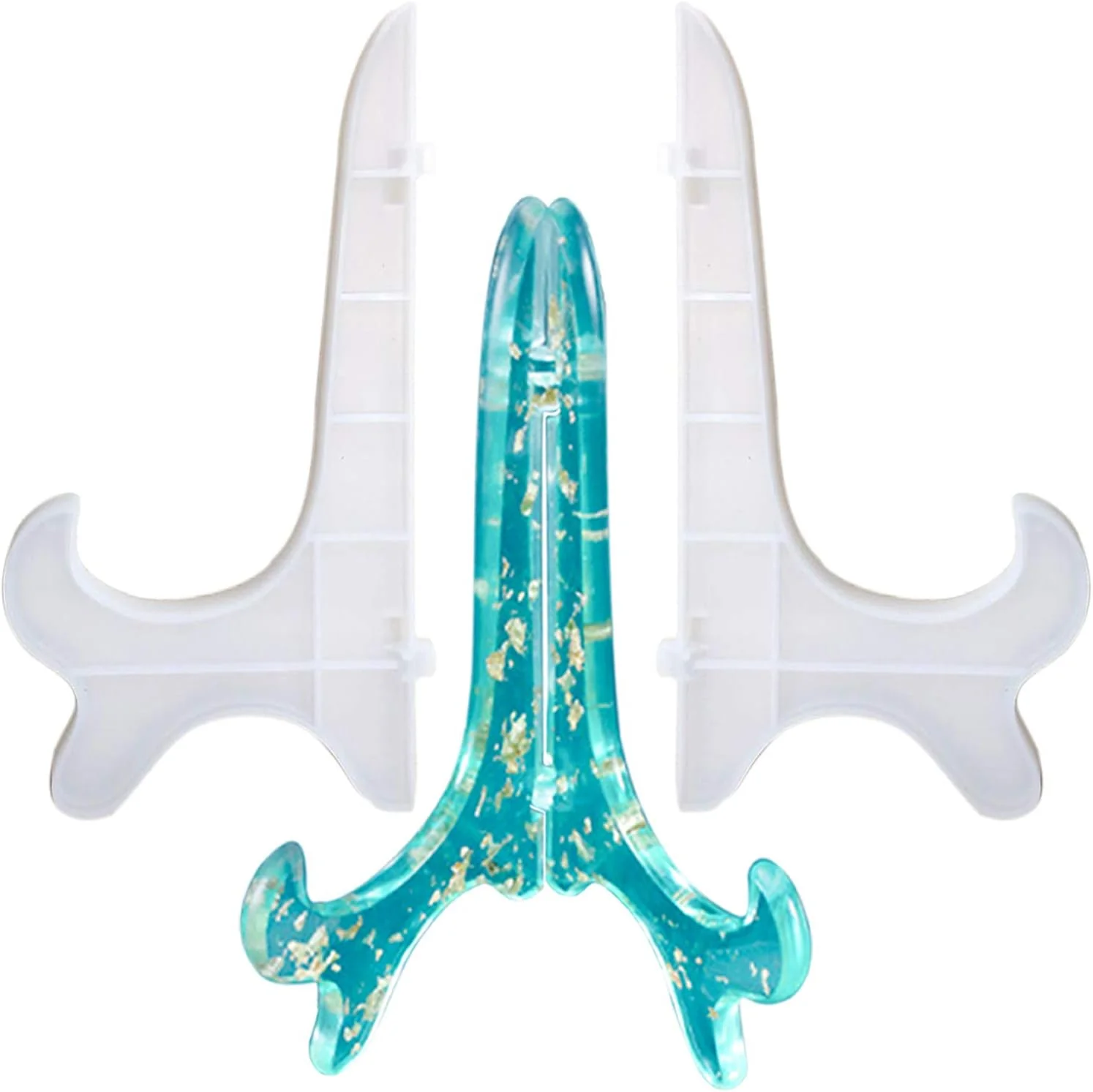 Contemporary Dilibra Display Stand Resin Mold Plate Stands for Display Silicone Plate Holder for Epoxy Casting Home Decoration Pictures Frame Unique