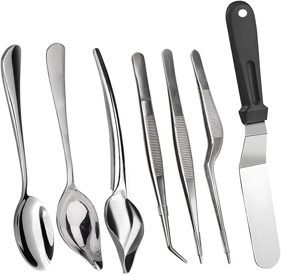 Classic 7 Piece Stainless Steel Culinary Specialty Tools Set for Professional Chefs and Home Cooks Convenient