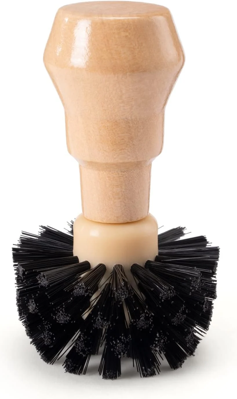 Premium Material HOMEE Coffee Portafilter Basket Cleaning Filter Brush Fits for 54 58mm Stiff Bristles Wood Handle Coffee Accessories Espresso Barista Machine Cleaning Tool Fits for Home Kitchen amp Small Coffee Bar High-End