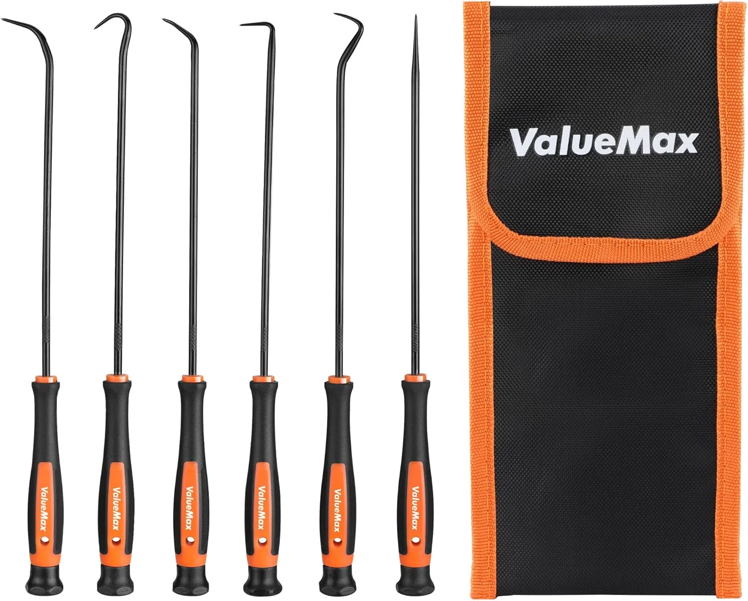 Enhanced ValueMax Pick and Hook Set Precision Pick Set with Tool Bag for Automotive Electronic Repair Responsible