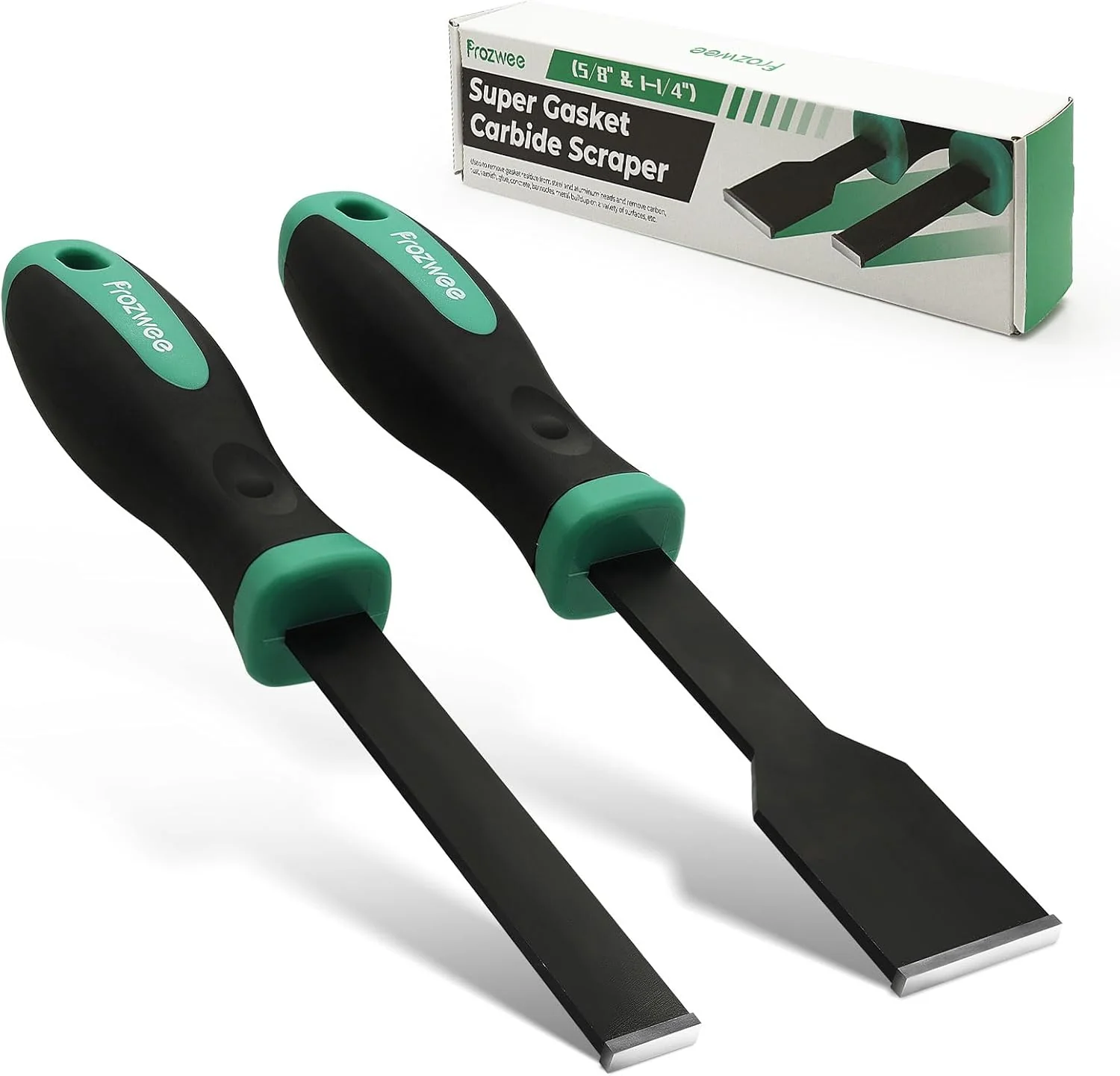 Consistent 2PCS Carbide Scraper Set 1-1 4 inch 5 8 inch Super Gasket Scraper with Durable Tungsten Tip for Remove Gaskets Fine Crafted