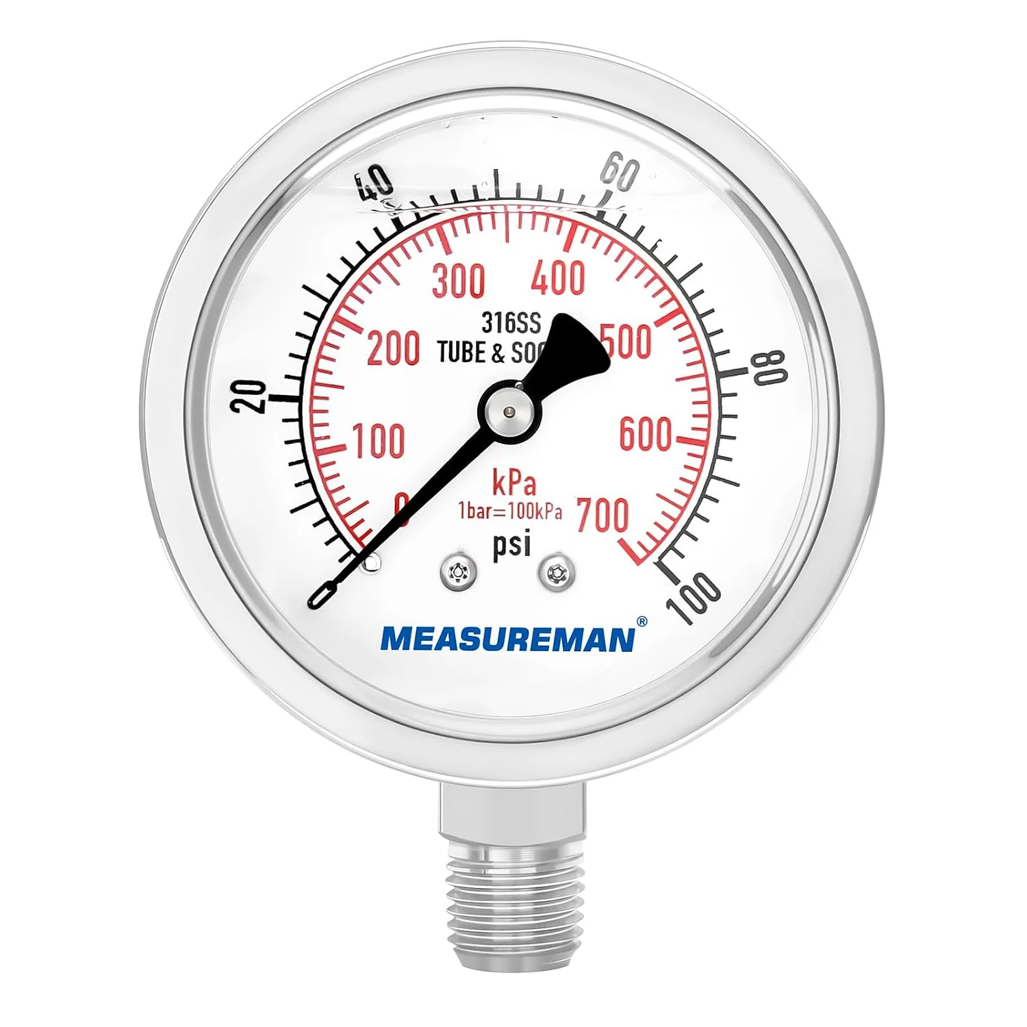 Exceptional Pressure Gauge for Home Cafe Cooking Systems Prestigious