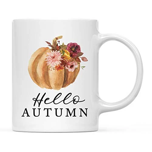 Advanced Fall Burgundy Marsala 11oz. Ceramic Coffee Tea Mug Healthy