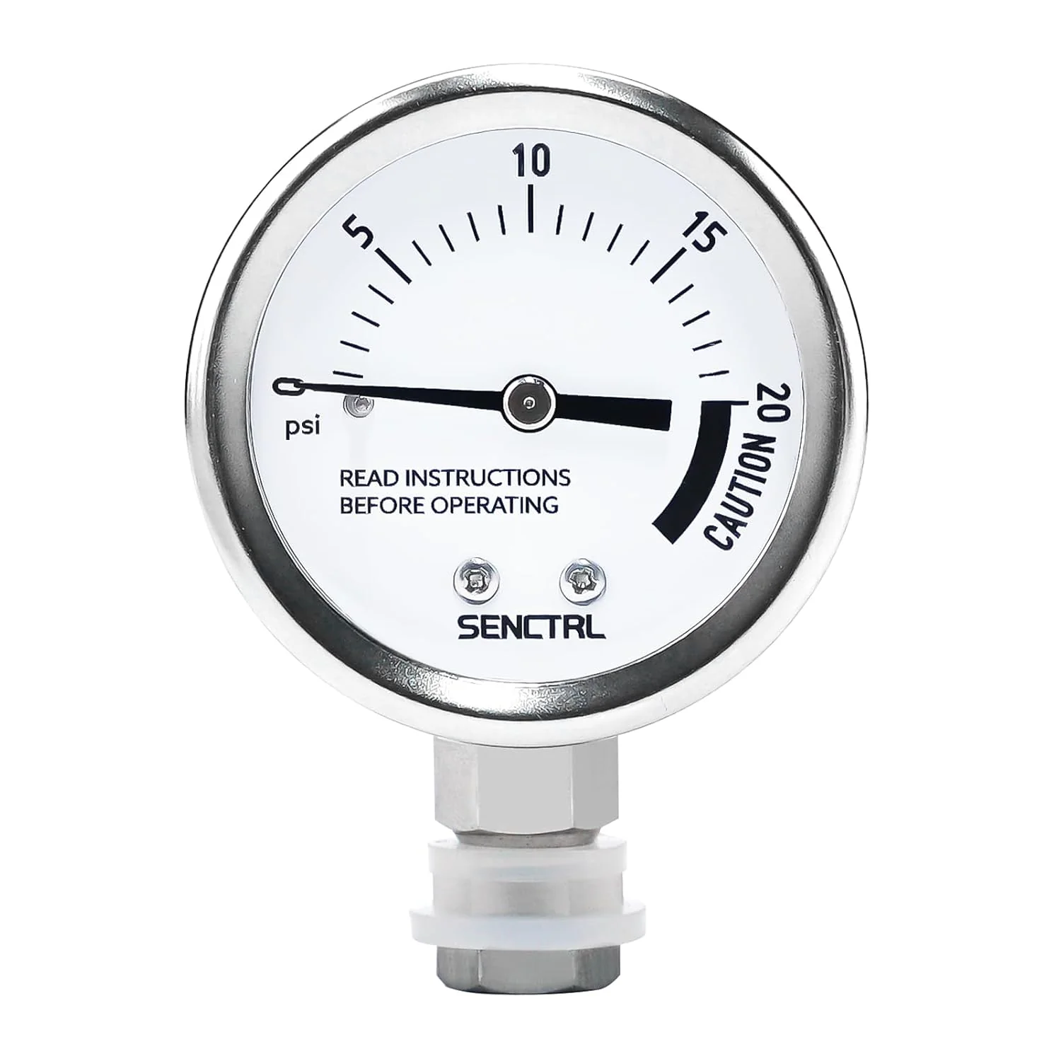 Elite SENCTRL 20 Psi Pressure Cooker Canner Gauge Part 1 8 NPT Male Prestigious