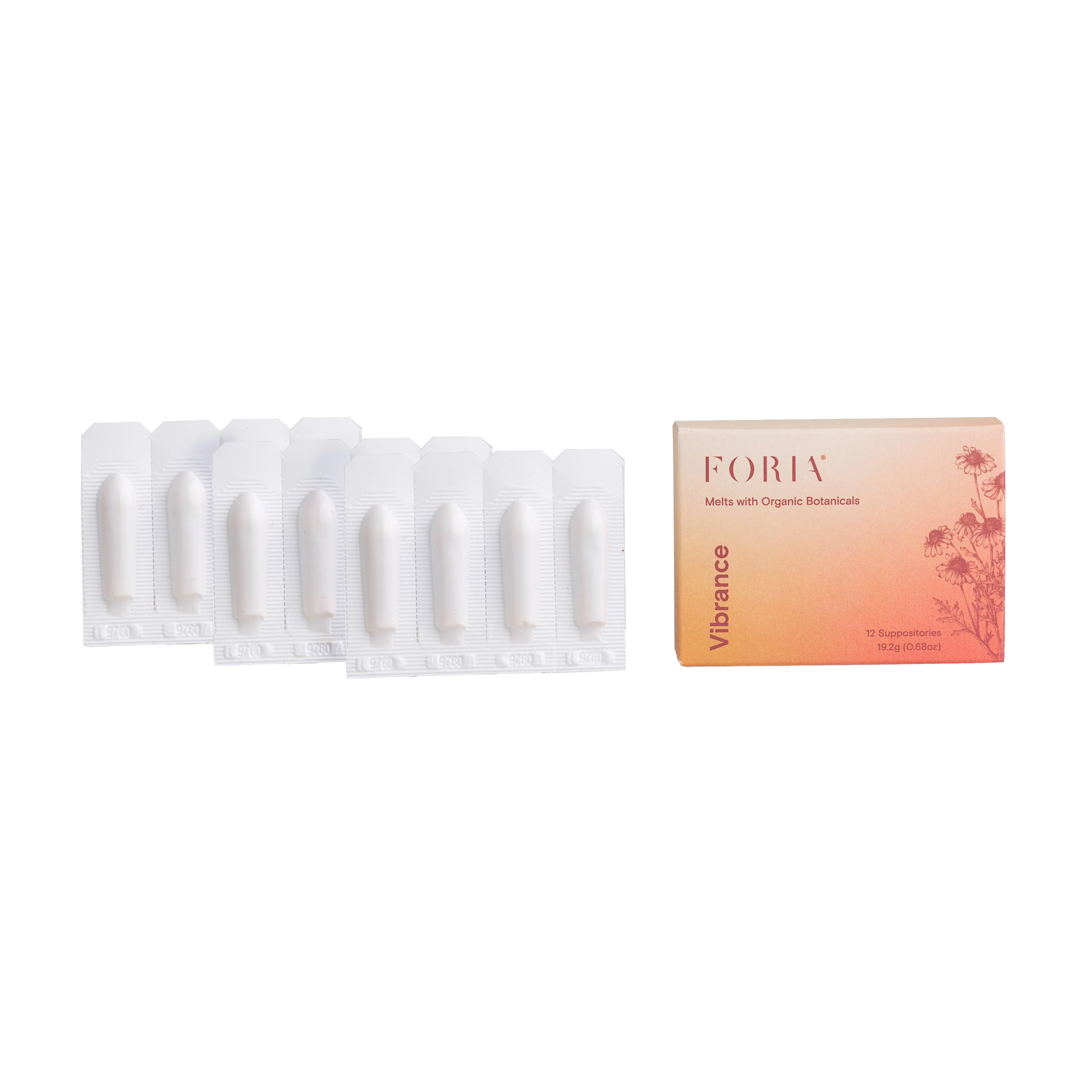 Prestigious Foria Vibrance Melts with Organic Botanicals Consistent