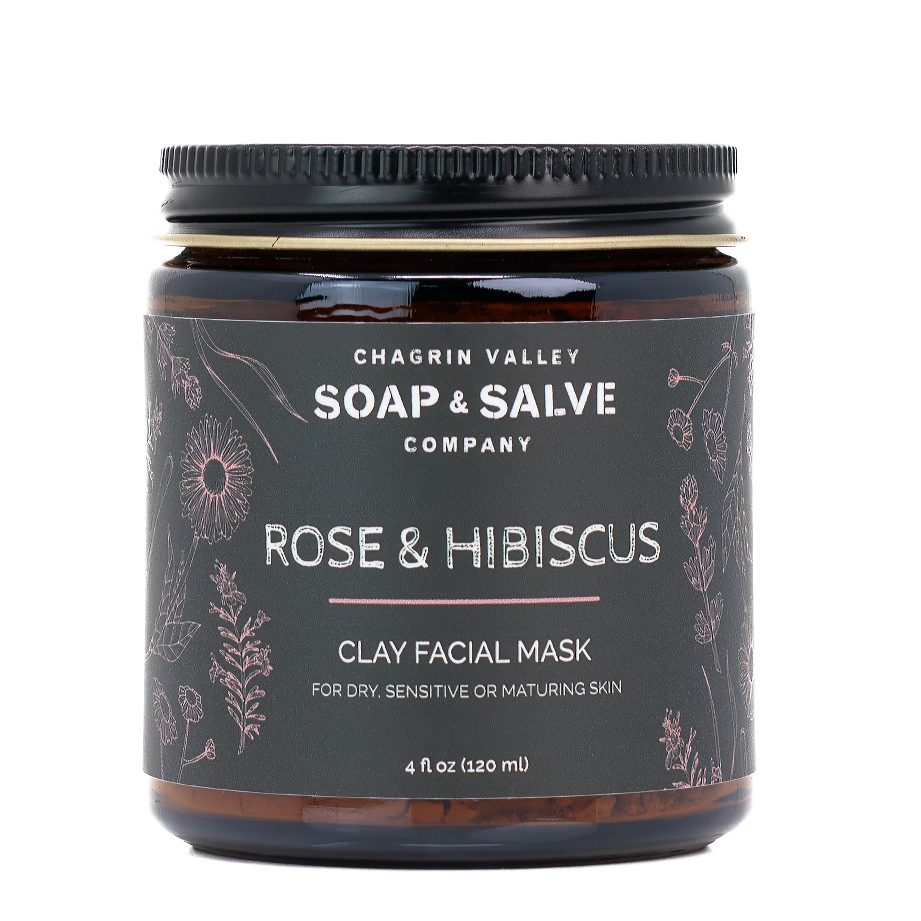 Powerful Chagrin Valley Soap Salve Rose Hibiscus Clay Face Mask Organic