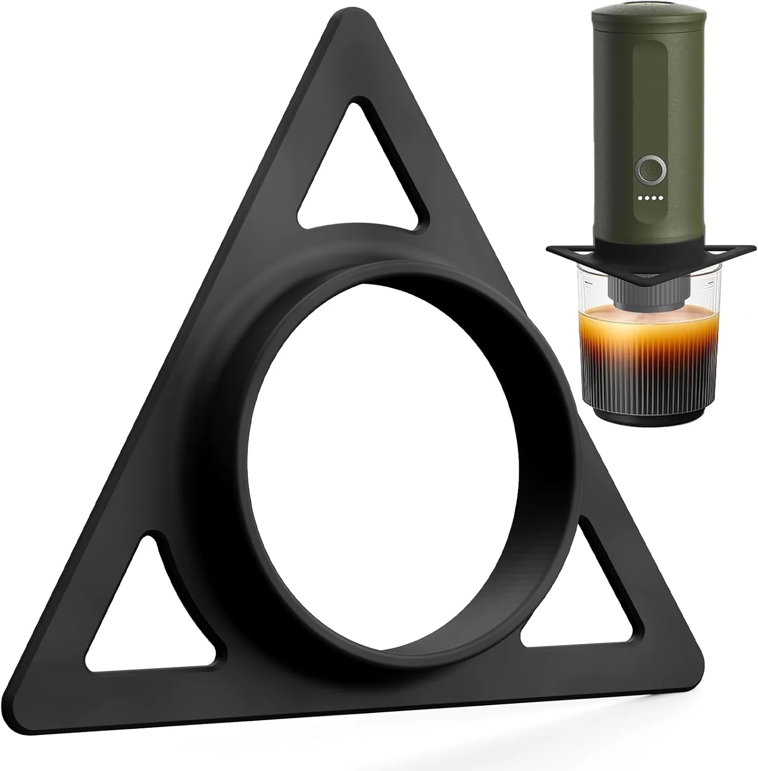 Safe Portable Espresso Machine Stand Compatible With Outin Nano Aeropress Universal Coffee Stand Easy to Carry Solid