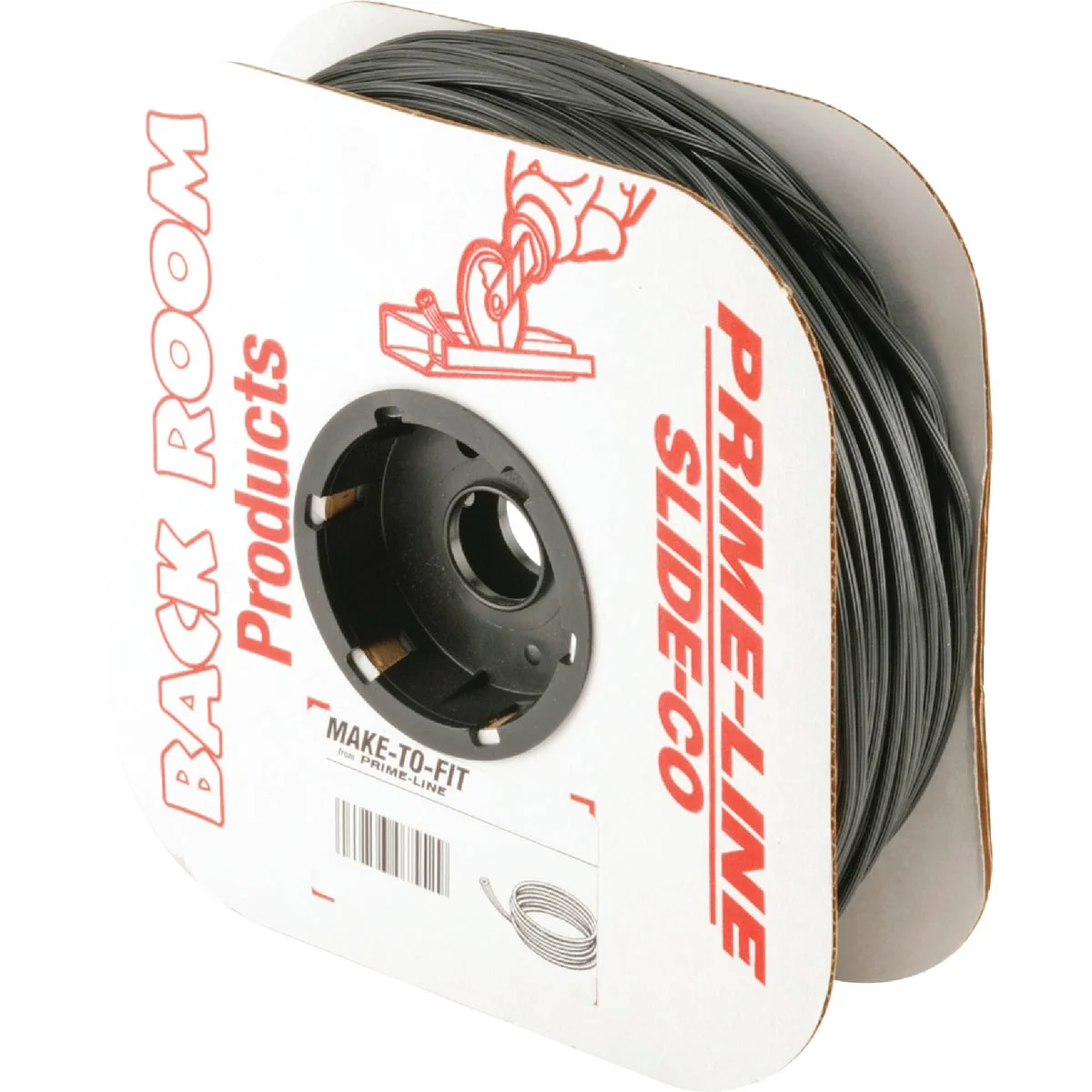 Elegant Prime-Line 0.230 In. Dia. x 250 Ft. L. Black Vinyl Screen Retainer Spline Proven