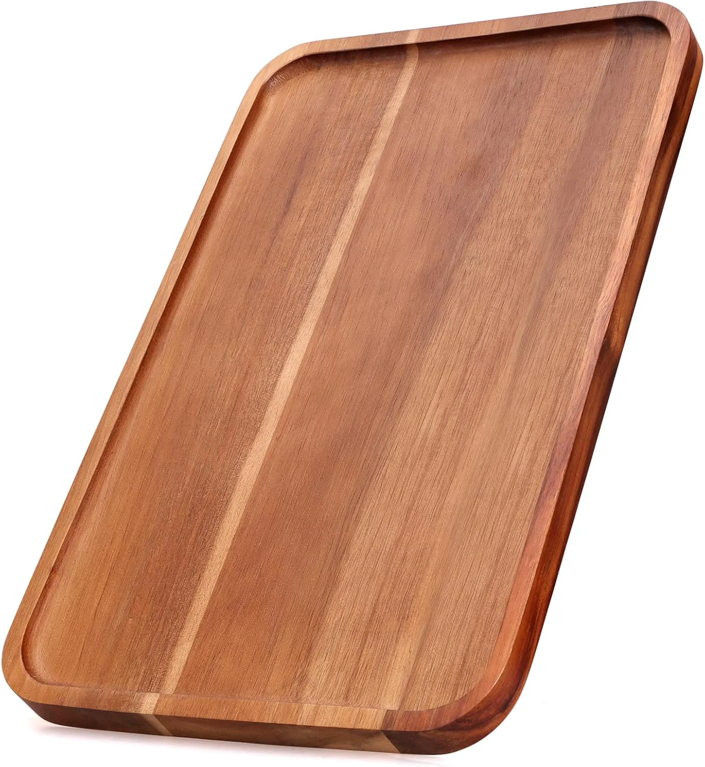 Efficient Large Wood Serving Trays Decor Long Charcuterie Cheese Boards Acacia Rectangle Wooden Platters for Food Dish Cookie Snack Appetizer Plates Fast