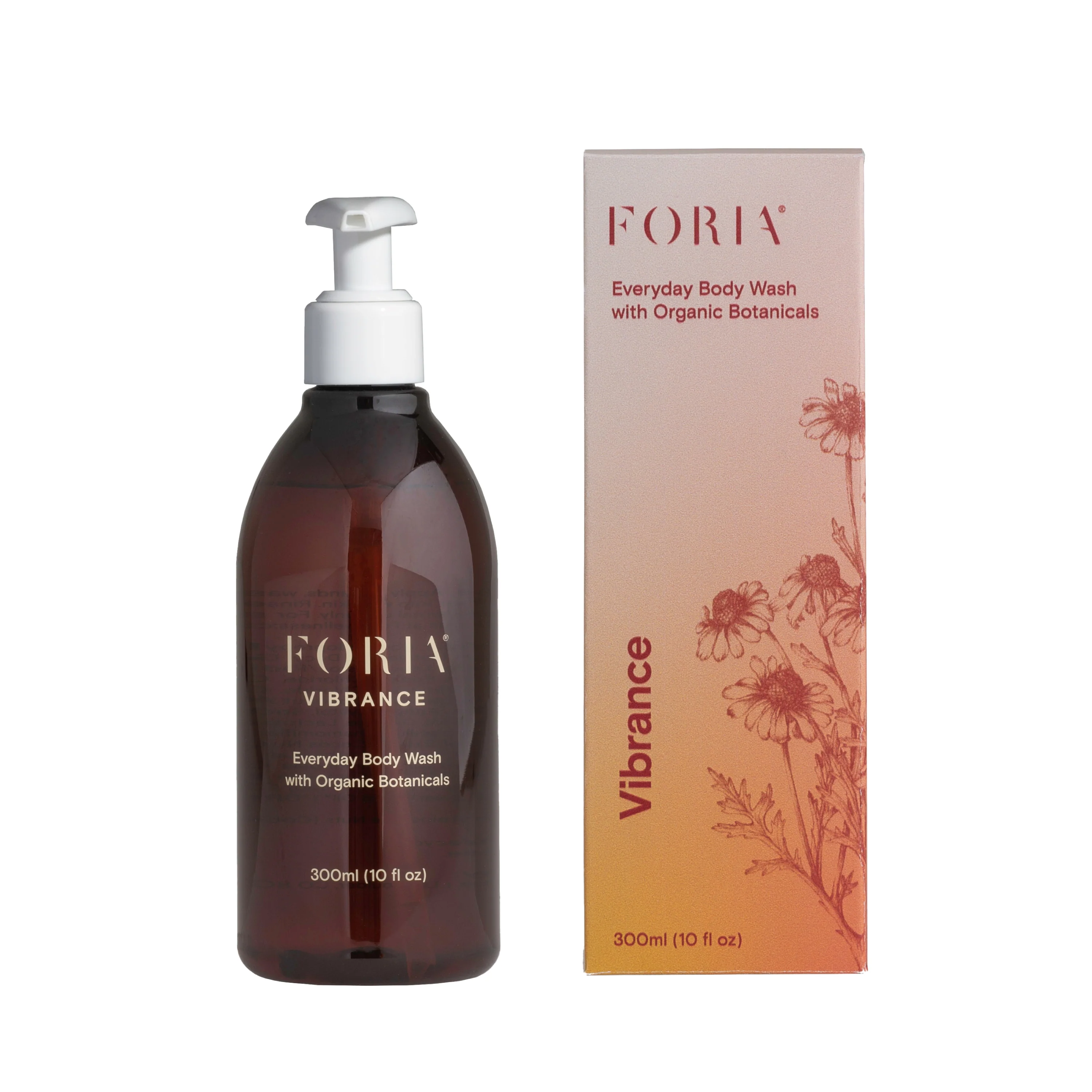 Innovative Foria Vibrance Everyday Body Wash with Organic Botanicals Recyclable