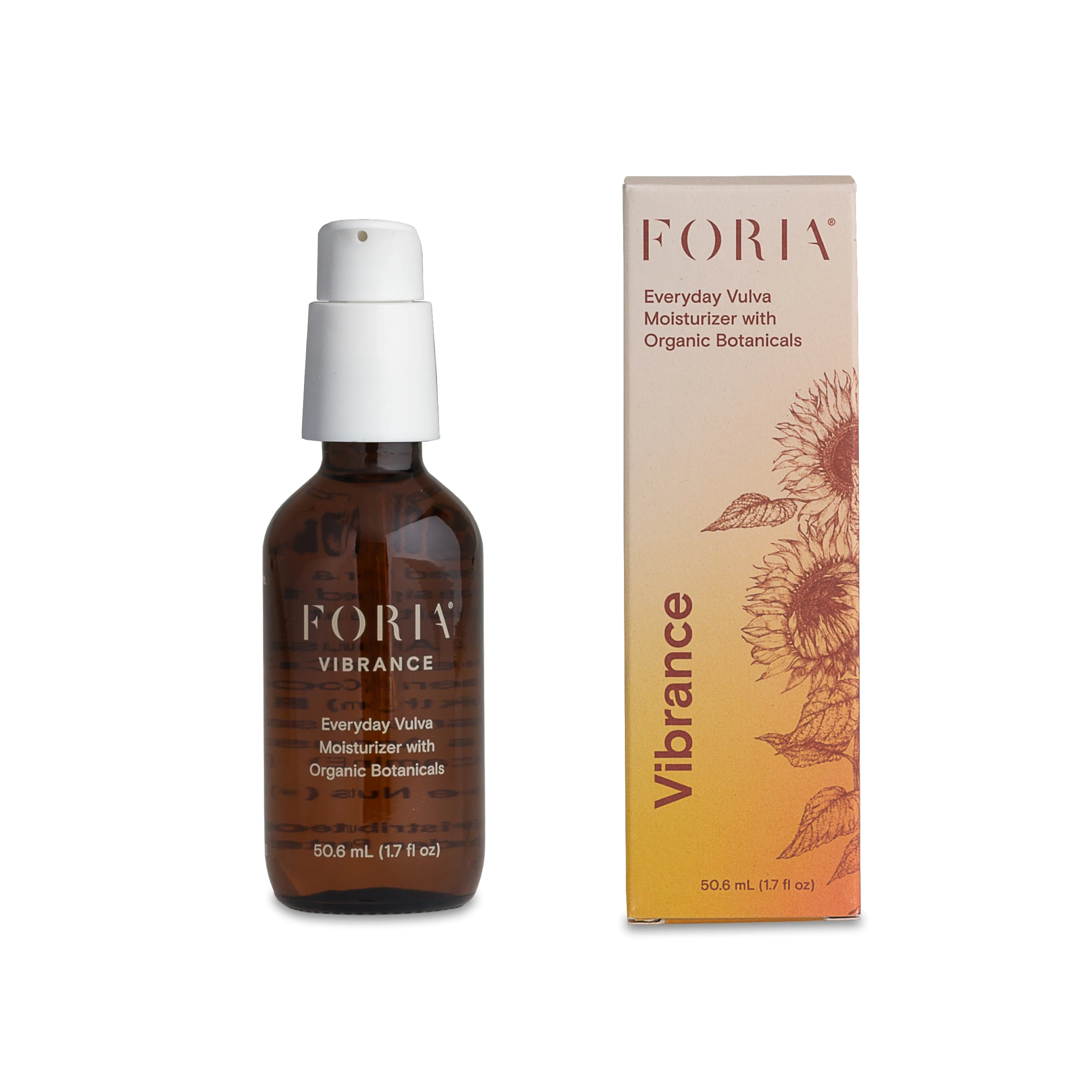 Lightweight Foria Vibrance Everyday Vulva Moisturizer with Organic Botanicals Genuine