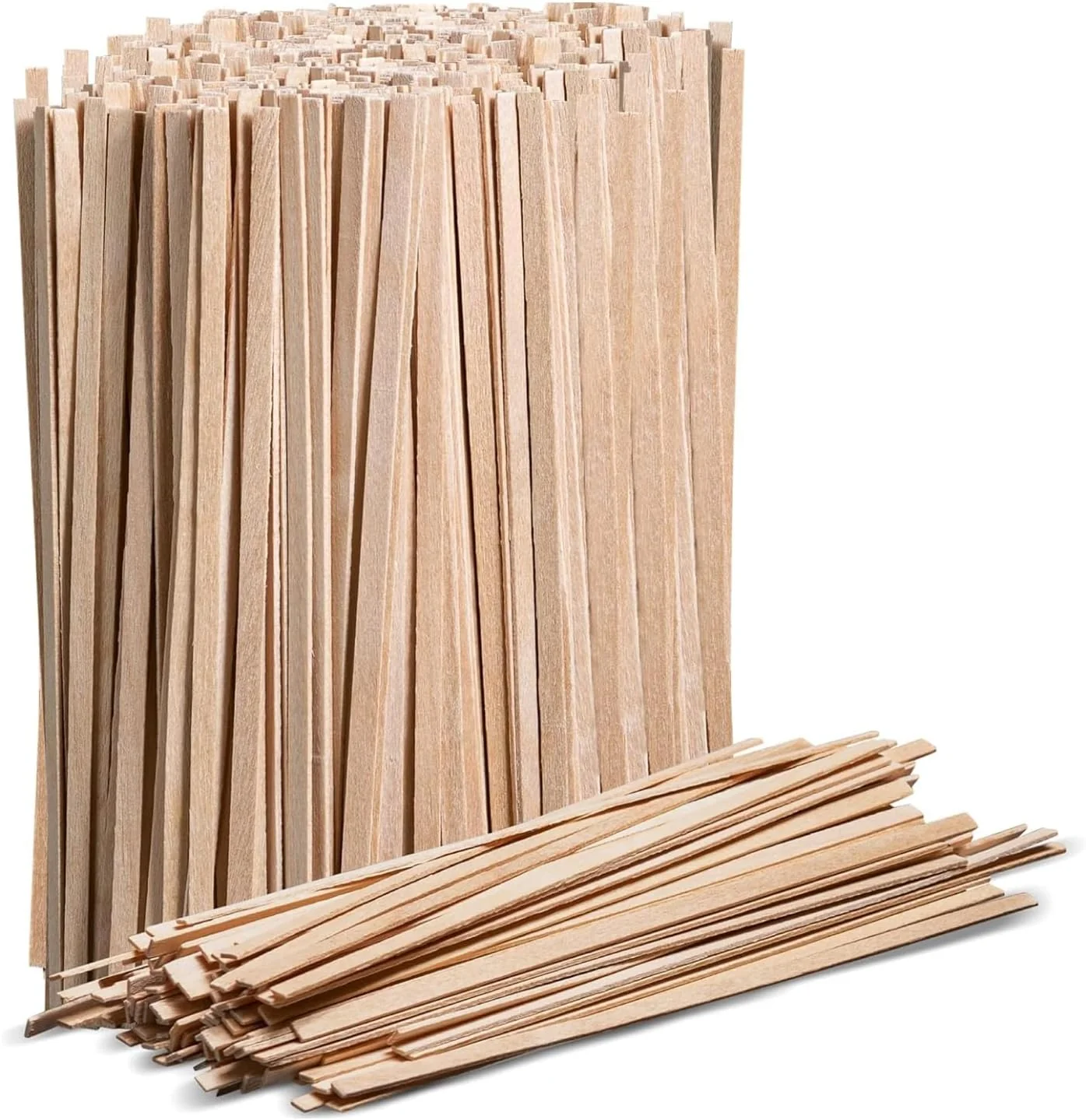 Top-Quality 1000 Wooden Coffee Stirrer by Prestee - Disposable 5.5 inches Long Wooden Stir Sticks for Coffee and Cocktails - Smooth Reusable
