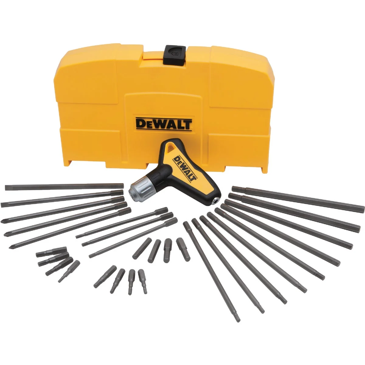 Effective DeWalt Metric Standard T-Handle Hex Key Set 31-Piece Responsible