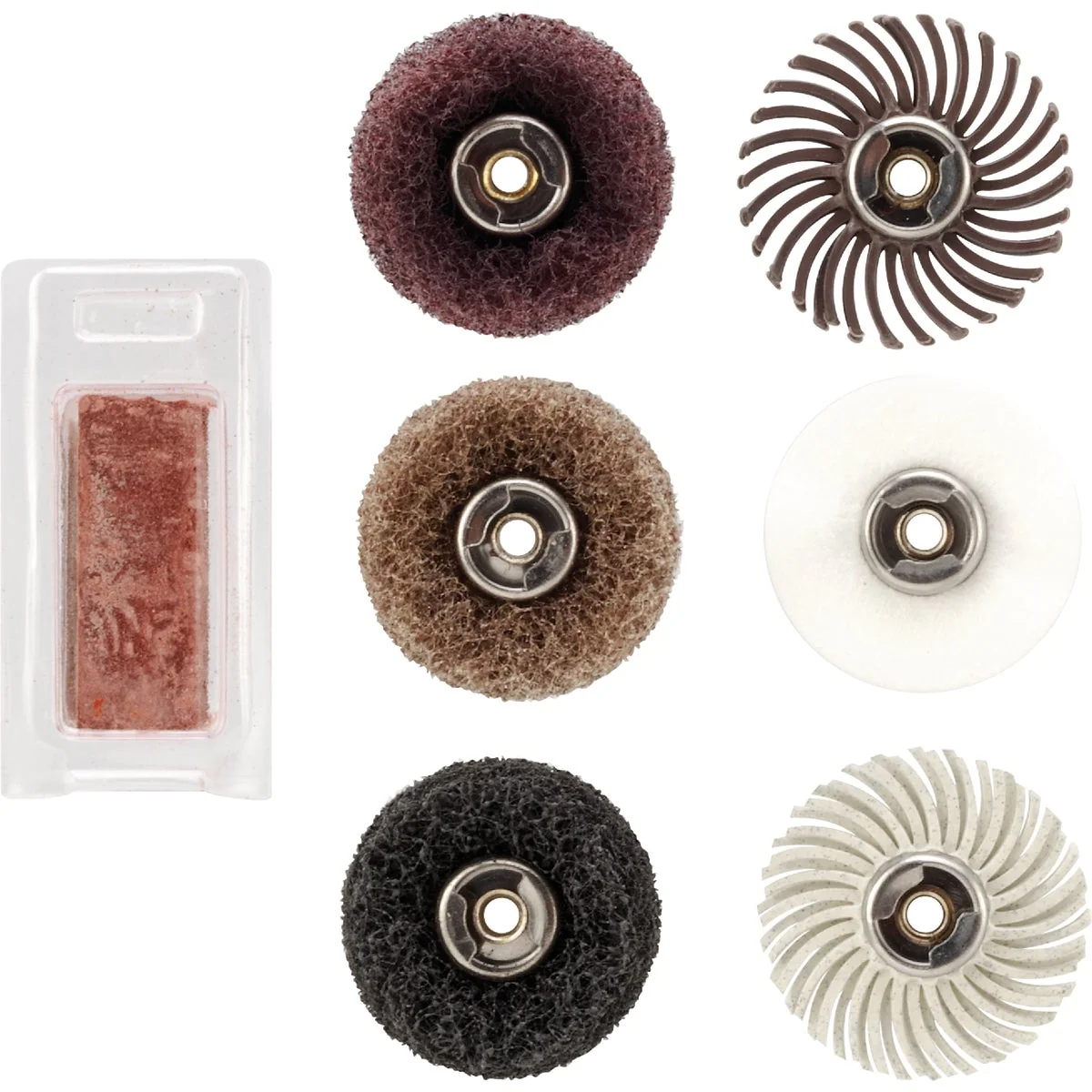 Certified Dremel EZ Lock Sanding and Polishing Rotary Tool Accessory Kit 7-Piece Responsible