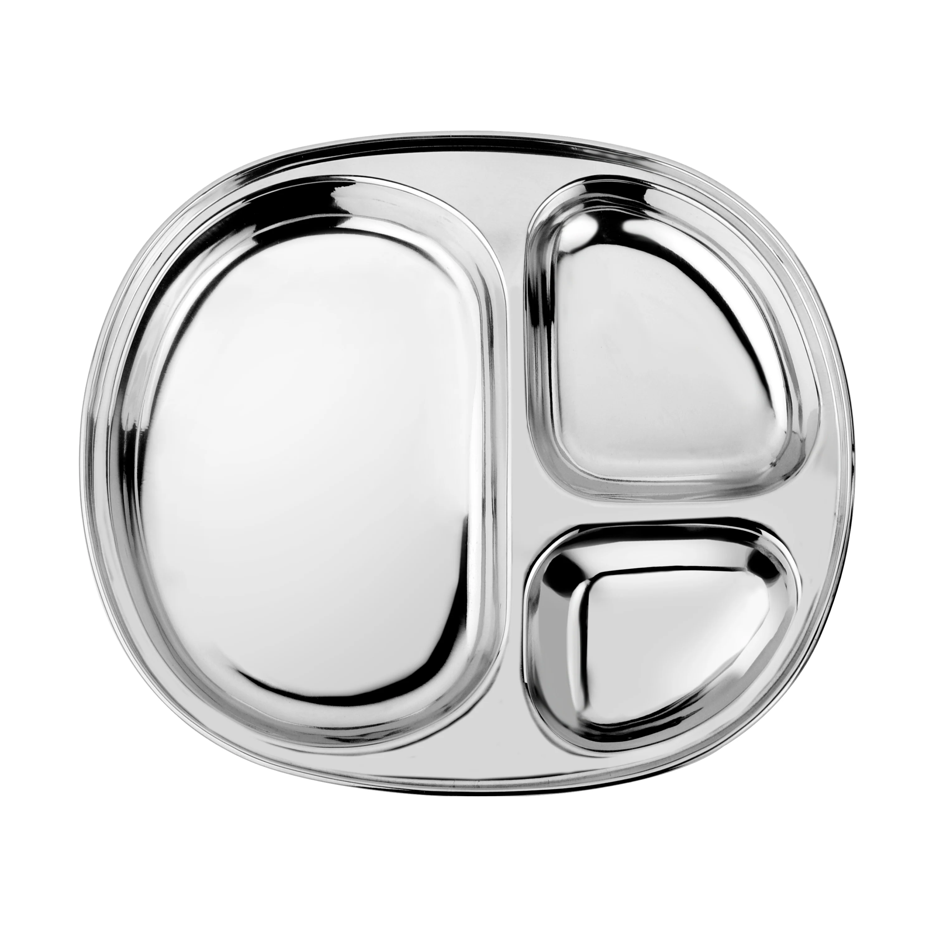Organic Ahimsa Balanced Bites Divided Plate Crafted