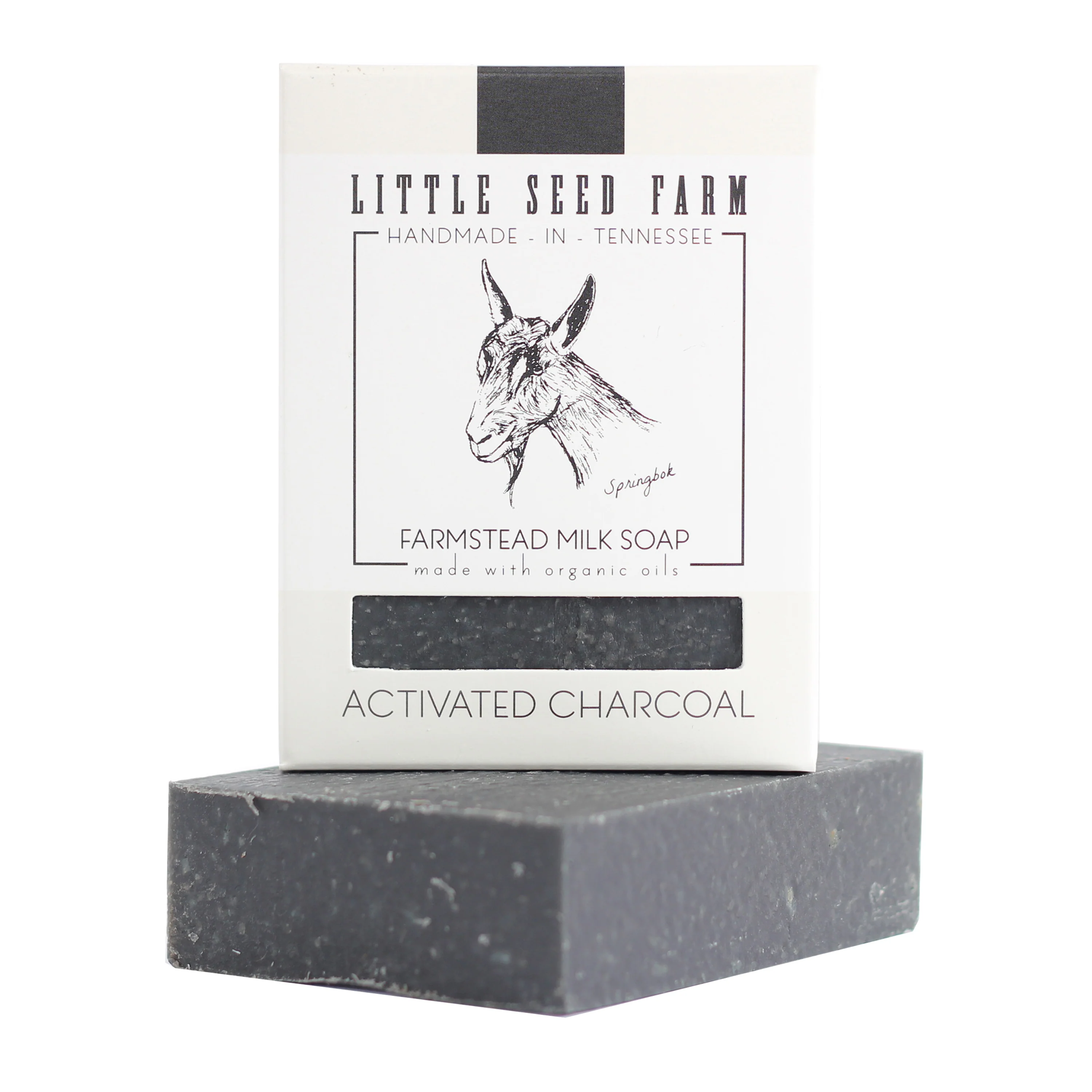 Exceptional Little Seed Farm Activated Charcoal Facial Body Bar High-Quality